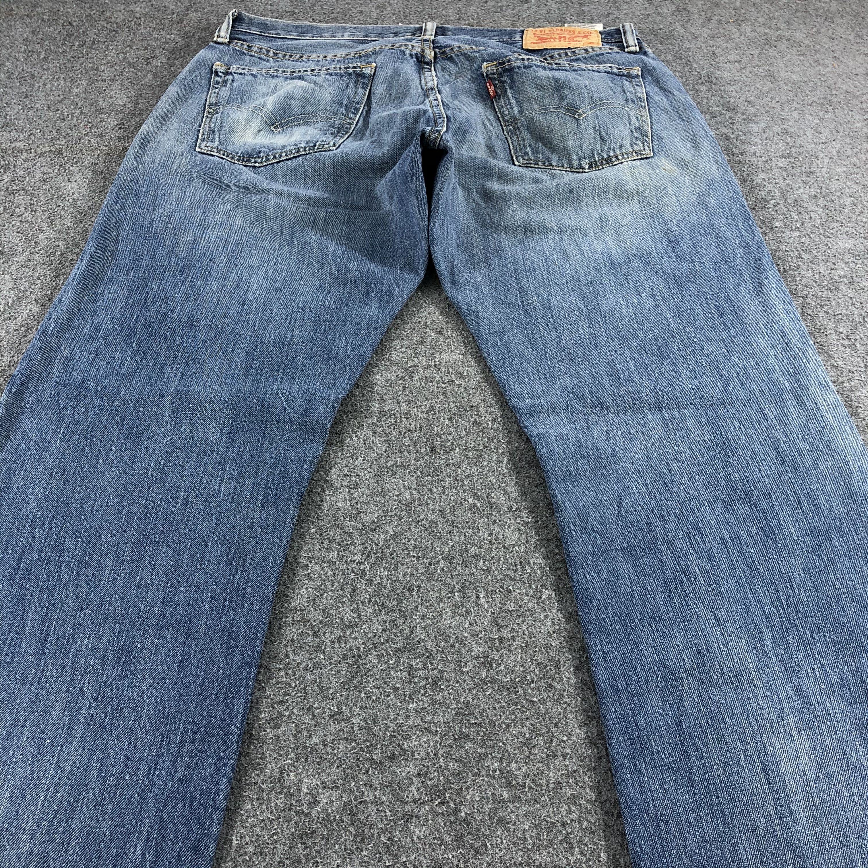 Levi's Blue Wash Vintage Levis 514 Jeans-J1130 Size US 34 / EU 50 - 4 Thumbnail