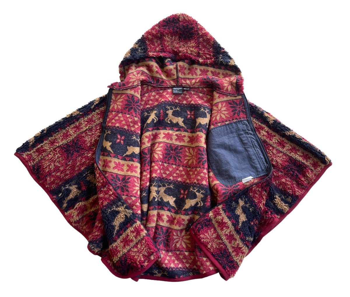 Manastash Manastash Nordic Printed Zipper Poncho Size S / US 4 / IT 40 - 6 Thumbnail