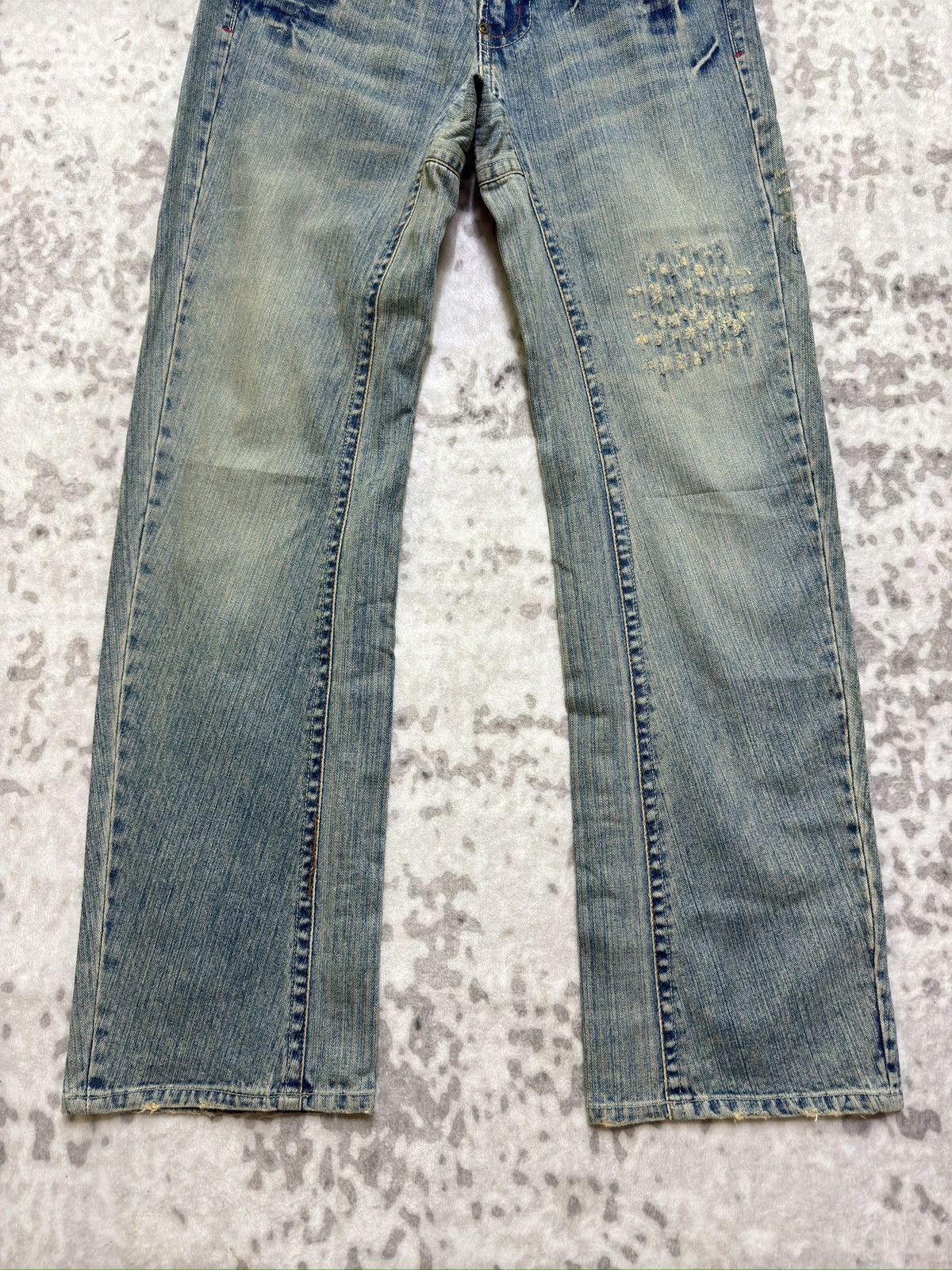 Hysteric Glamour Vintage Japan Dragon Tattoo Fabric Patch Muddy Wash Size US 30 / EU 46 - 7 Thumbnail