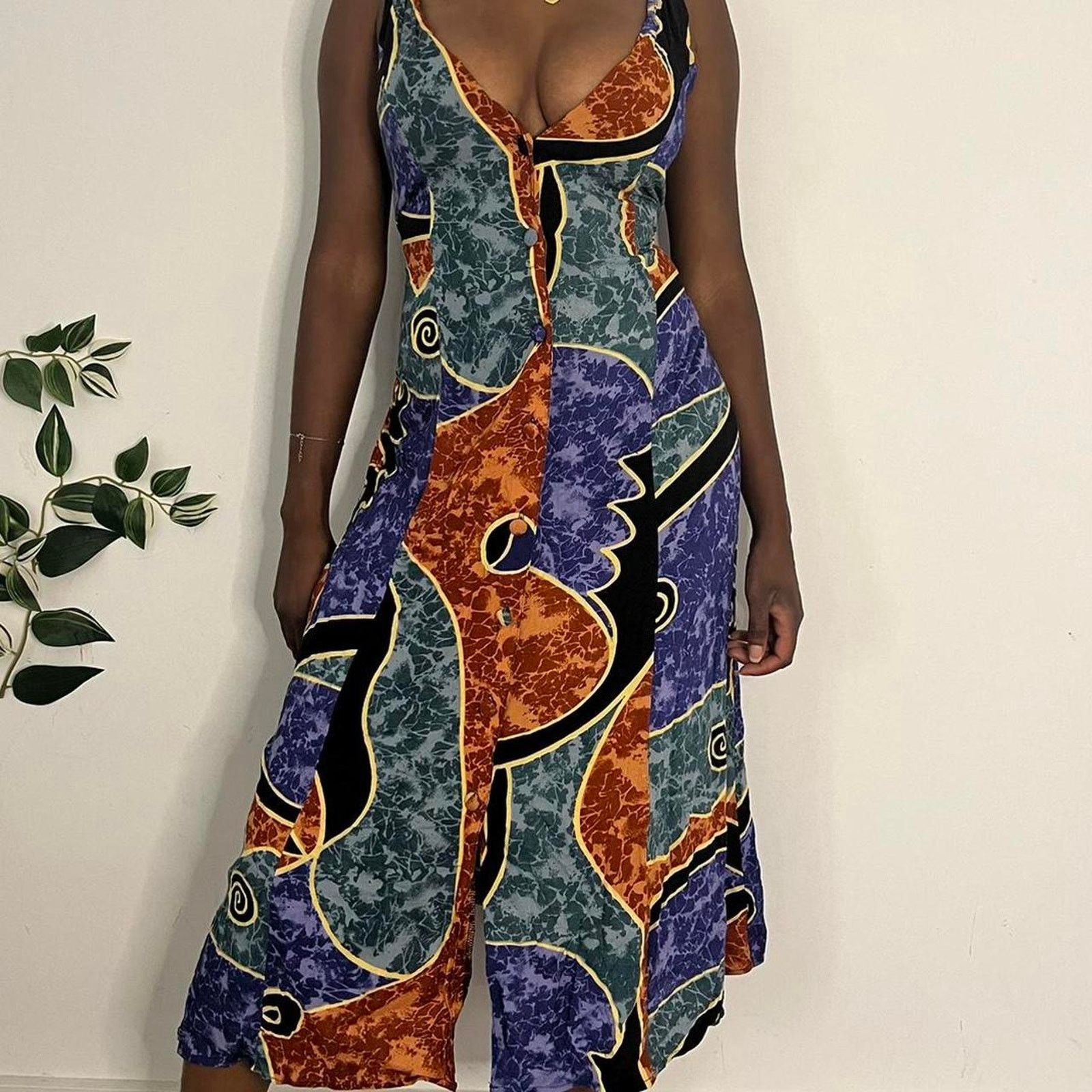 Other Vintage tribal dress size small Size S / US 4 / IT 40 - 1 Thumbnail