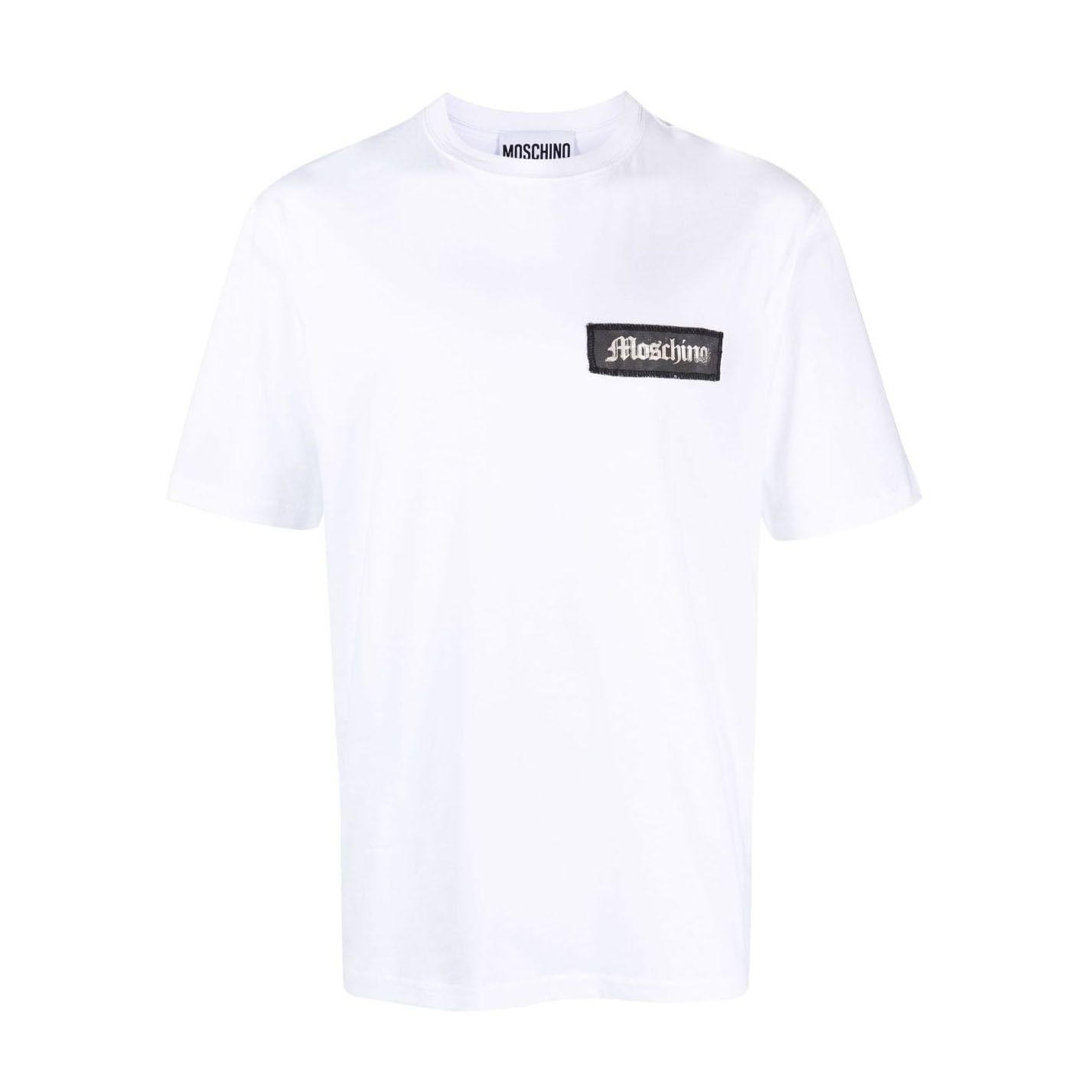 Moschino o1y0225 Logo T-Shirt in White Size US S / EU 44-46 / 1 - 1 Thumbnail