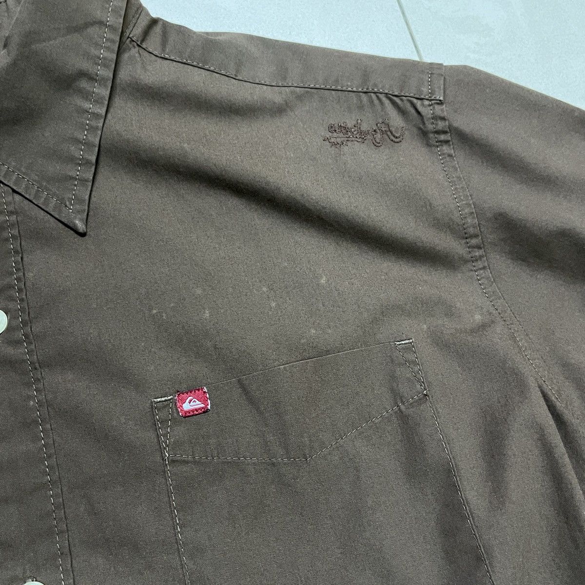 Quicksilver × Quiksilver × Vintage Y2K Quiksilver Button Up Shirt Size US M / EU 48-50 / 2 - 5 Thumbnail