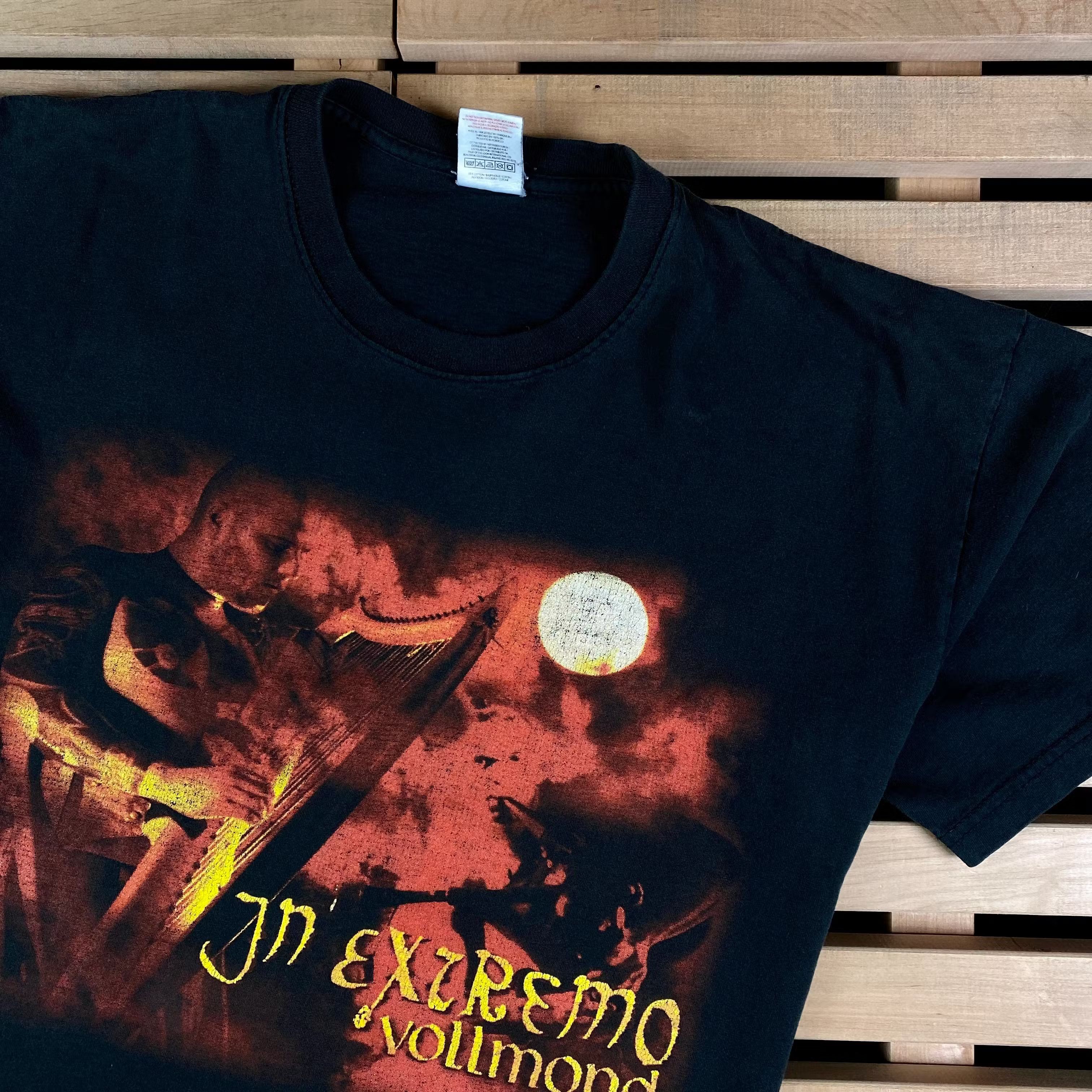 Band Tees Mens Vintage T Shirt In Extremo Vollmond Size L Size US L / EU 52-54 / 3 - 2 Thumbnail