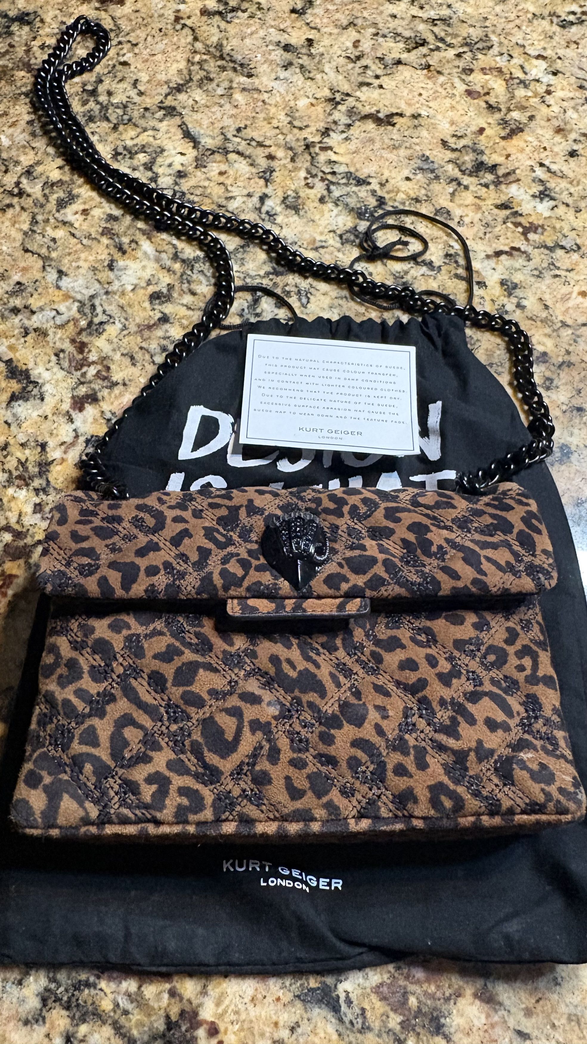 Kurt Geiger Medium Leopard crossbody Size ONE SIZE - 5 Thumbnail