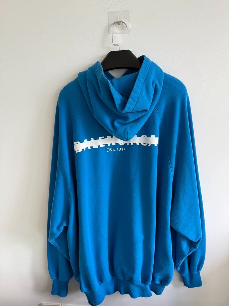 Other Balenciaga Blue Hoodie Size US S / EU 44-46 / 1 - 2 Thumbnail