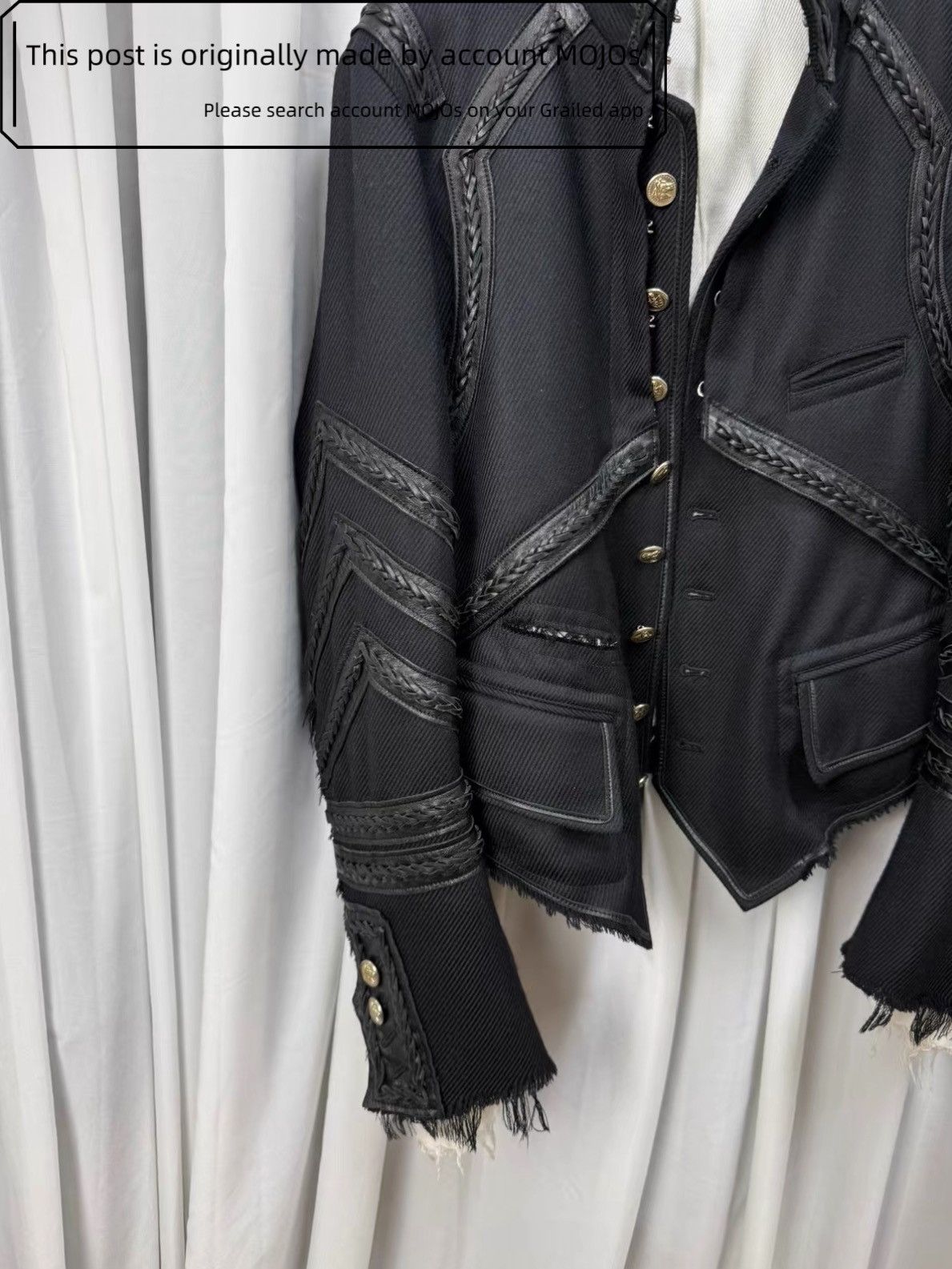 Takahiromiyashita The Soloist. Sz 44 The Soloist Distressed Napoleon Triple Black Jacket Size US S / EU 44-46 / 1 - 2 Thumbnail
