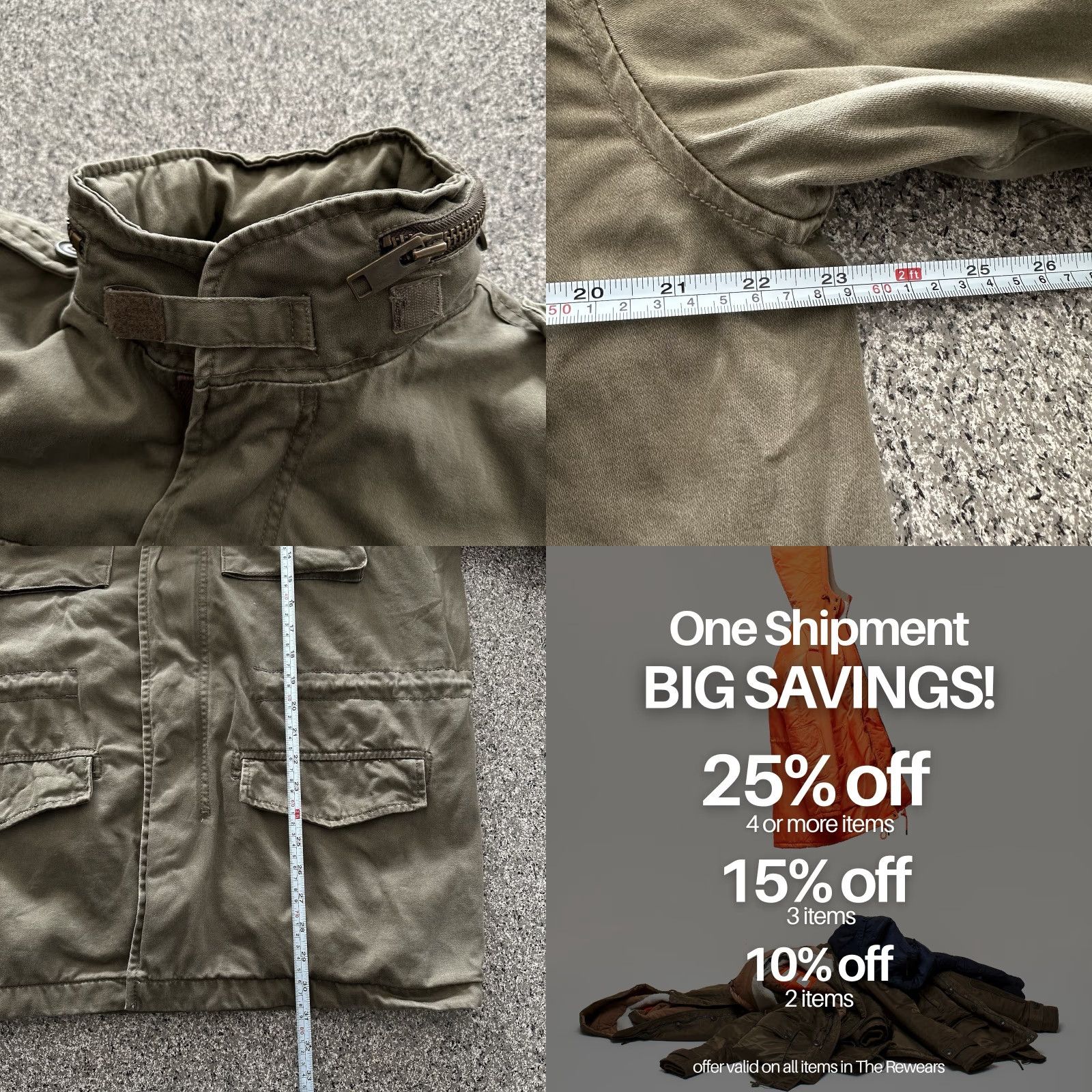 Vintage Aéropostale Military Jacket Mens M Olive Green Hooded Utility Coat Size US M / EU 48-50 / 2 - 8 Thumbnail