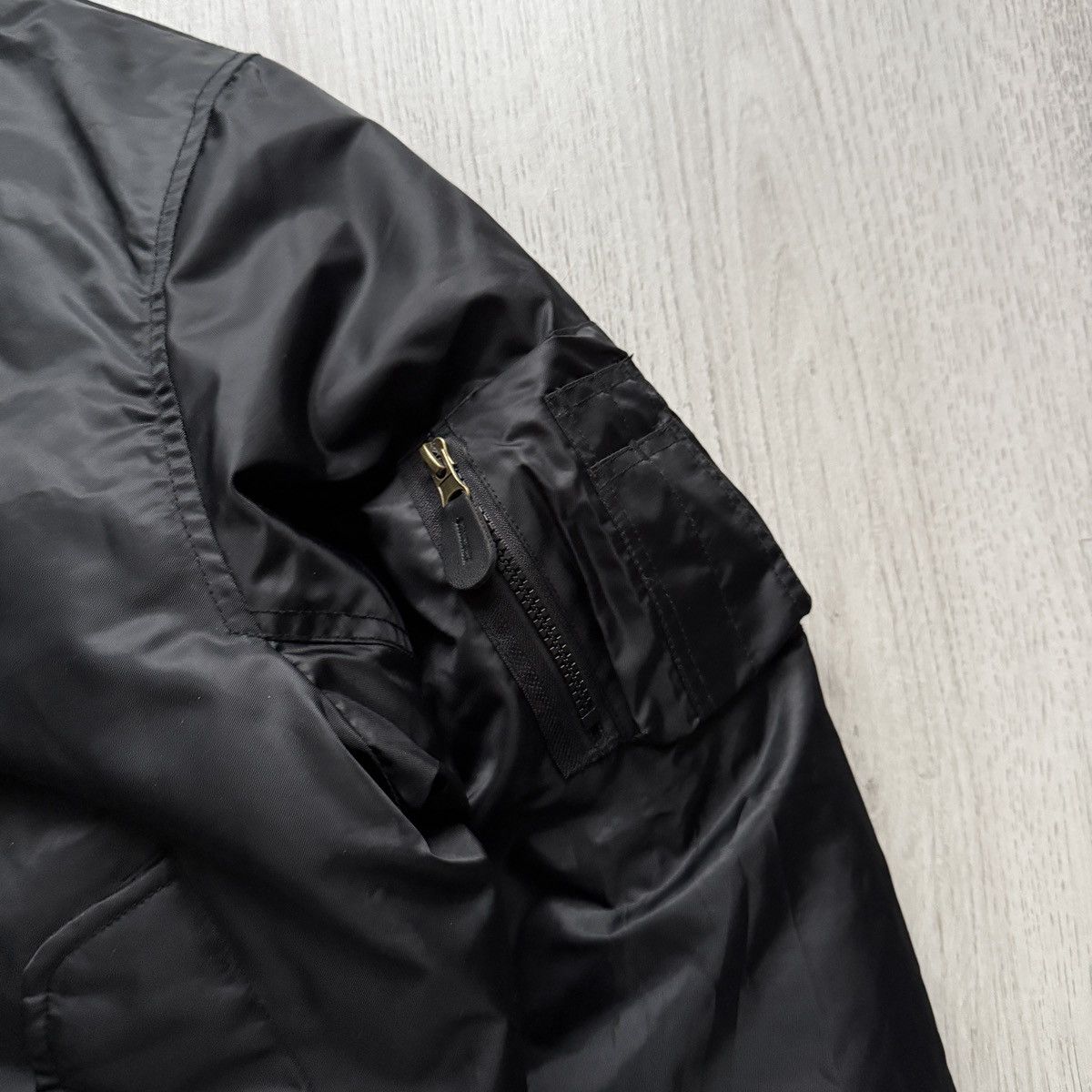 Vintage Military USAF Pilot Flyers MA-1 Bomber Padded Nylon Jacket Size US M / EU 48-50 / 2 - 4 Thumbnail