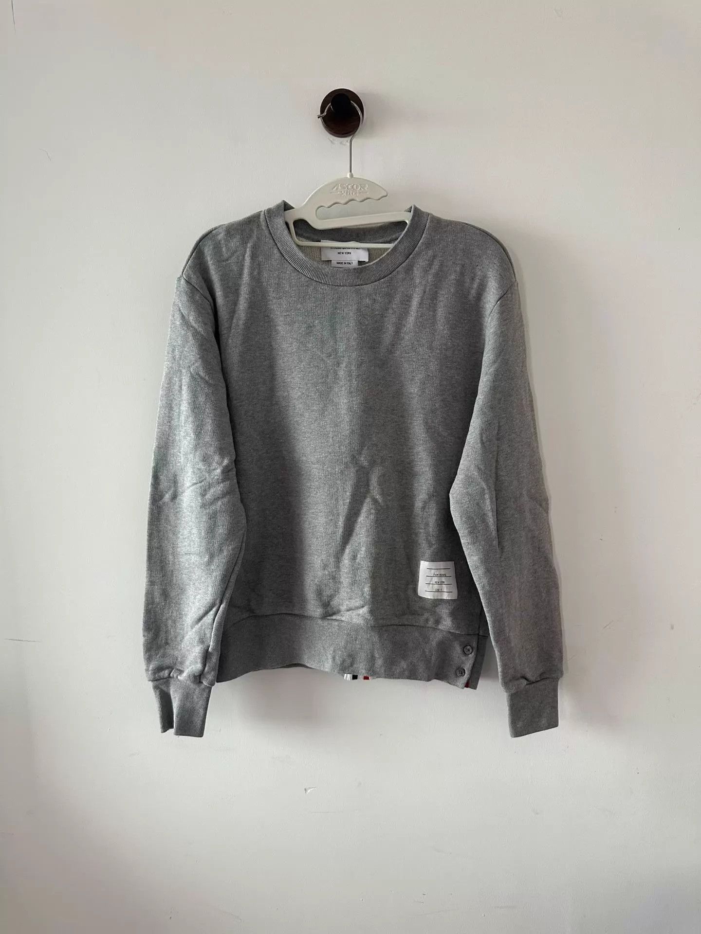 Thom Browne TB Back Stripe Sweatshirt 0 98new Size XS / US 0-2 / IT 36-38 - 1 Thumbnail
