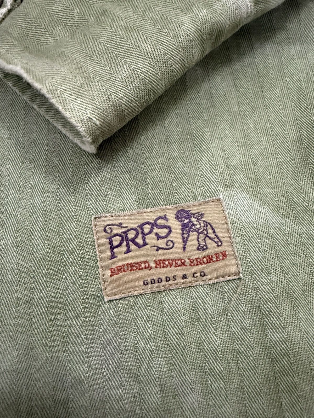 Prps PRPS Washed Western Pearl Snap Button Size US XL / EU 56 / 4 - 4 Thumbnail