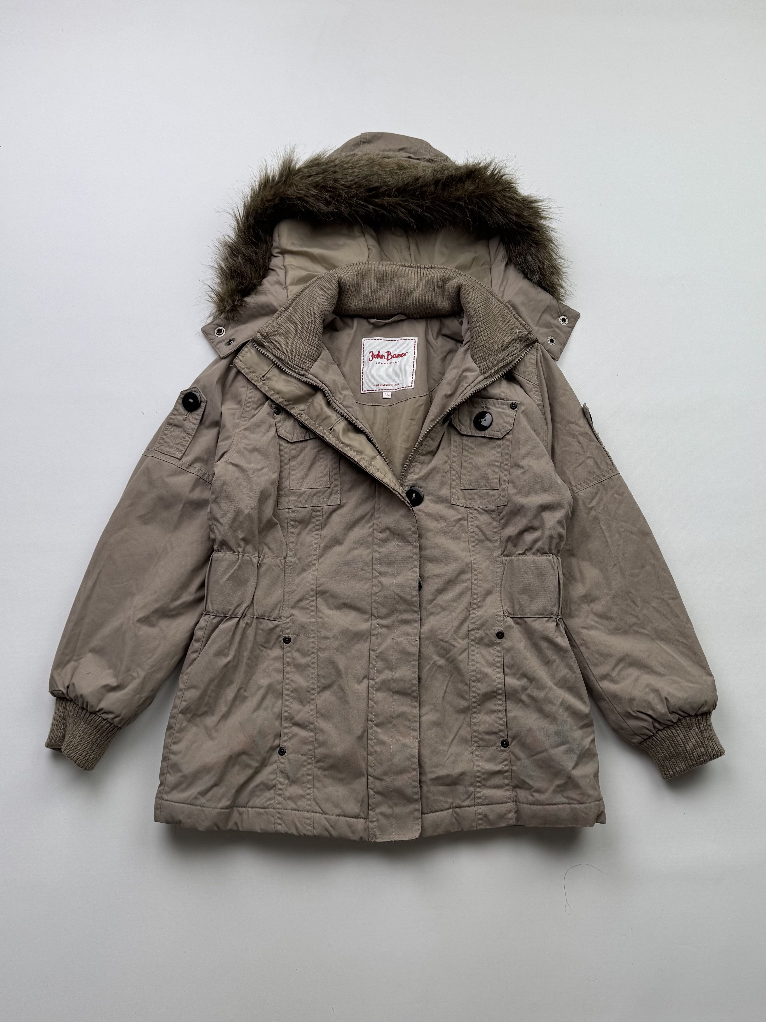 Japanese Brand Vintage Faux Fur Hood Jacket B767(V42)E2 Size XS / US 0-2 / IT 36-38 - 1 Thumbnail