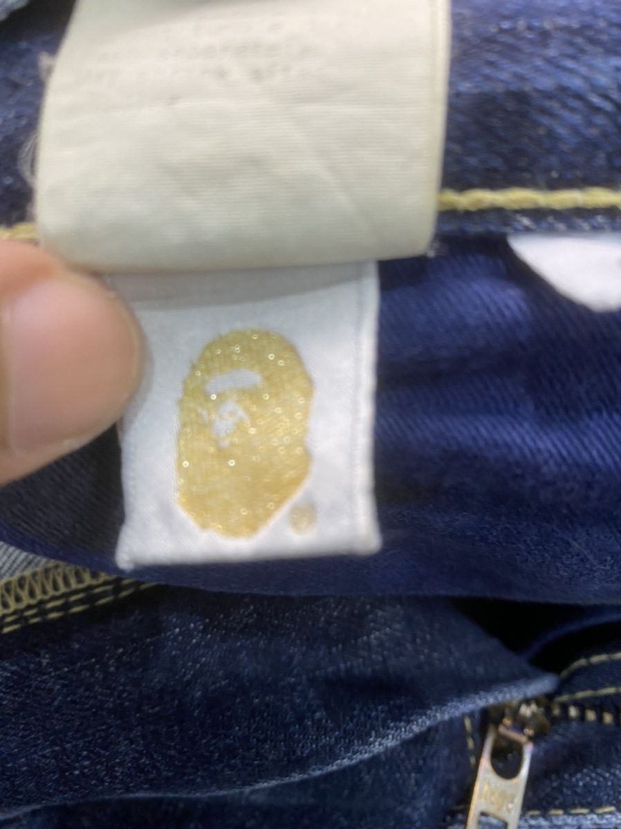 Bape Bape Multi Logo Denim Size US 34 / EU 50 - 11 Thumbnail
