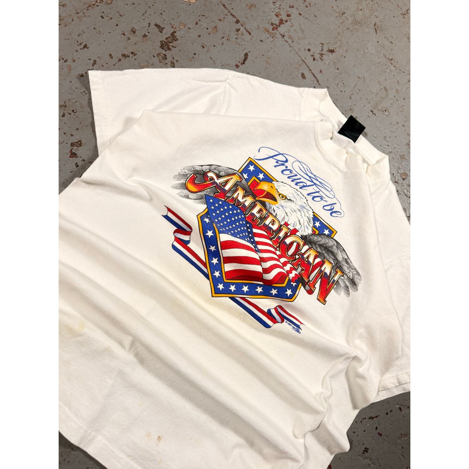 Vintage Vintage Proud To Be American Tee Size US L / EU 52-54 / 3 - 2 Thumbnail