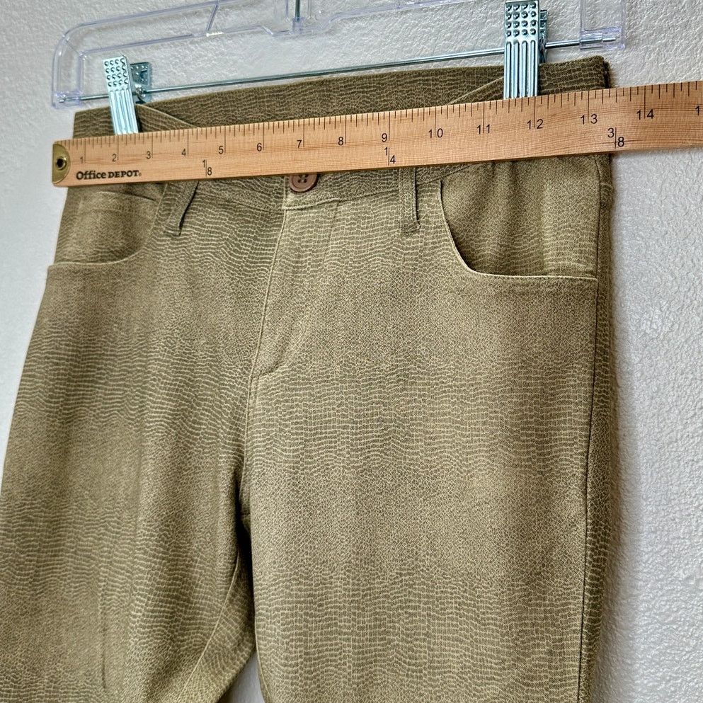 Other Caribbean Queen Yellow Snakeprint Front Zip Button Jegging S Size 28" / US 6 / IT 42 - 10 Thumbnail