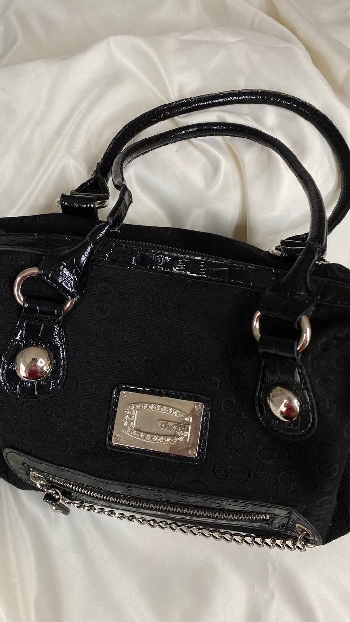 Vintage Vintage black “G” monogram shoulder bag Size ONE SIZE - 4 Thumbnail