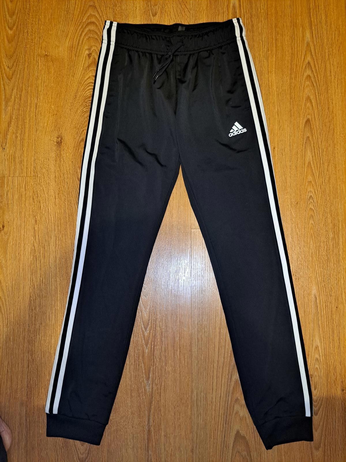 Adidas Adidas Sweatpants Mens XS Black Drawstring Stripes Size US 28 / EU 44 - 1 Thumbnail