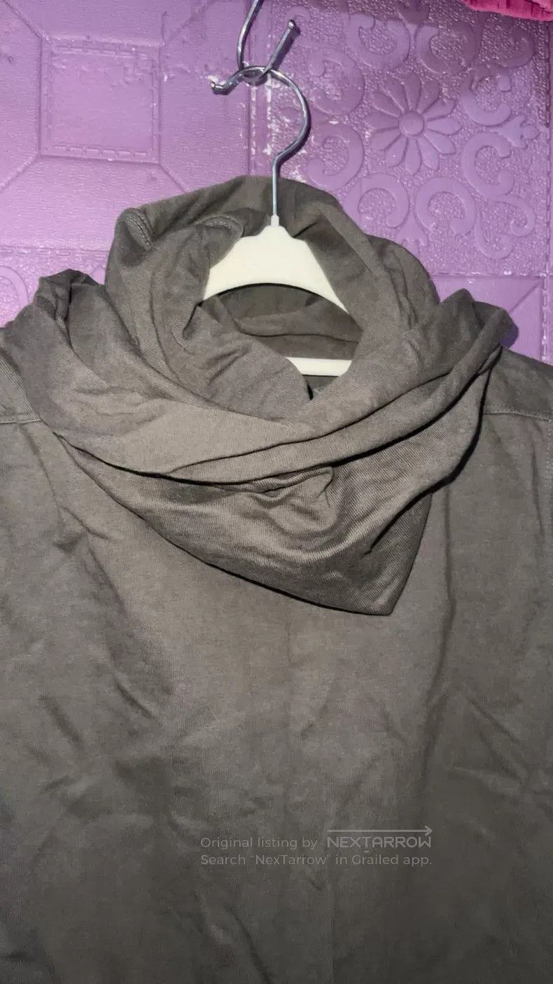 Rick Owens Rick Owens Gray Pile-Neck Long Top Undershirt long sleeves Size US XS / EU 42 / 0 - 2 Thumbnail