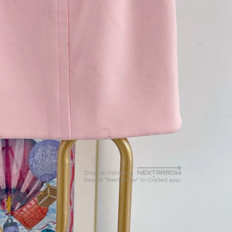 Balenciaga Balenciaga Pink Skirt, Size 34 Size 33" - 4 Thumbnail