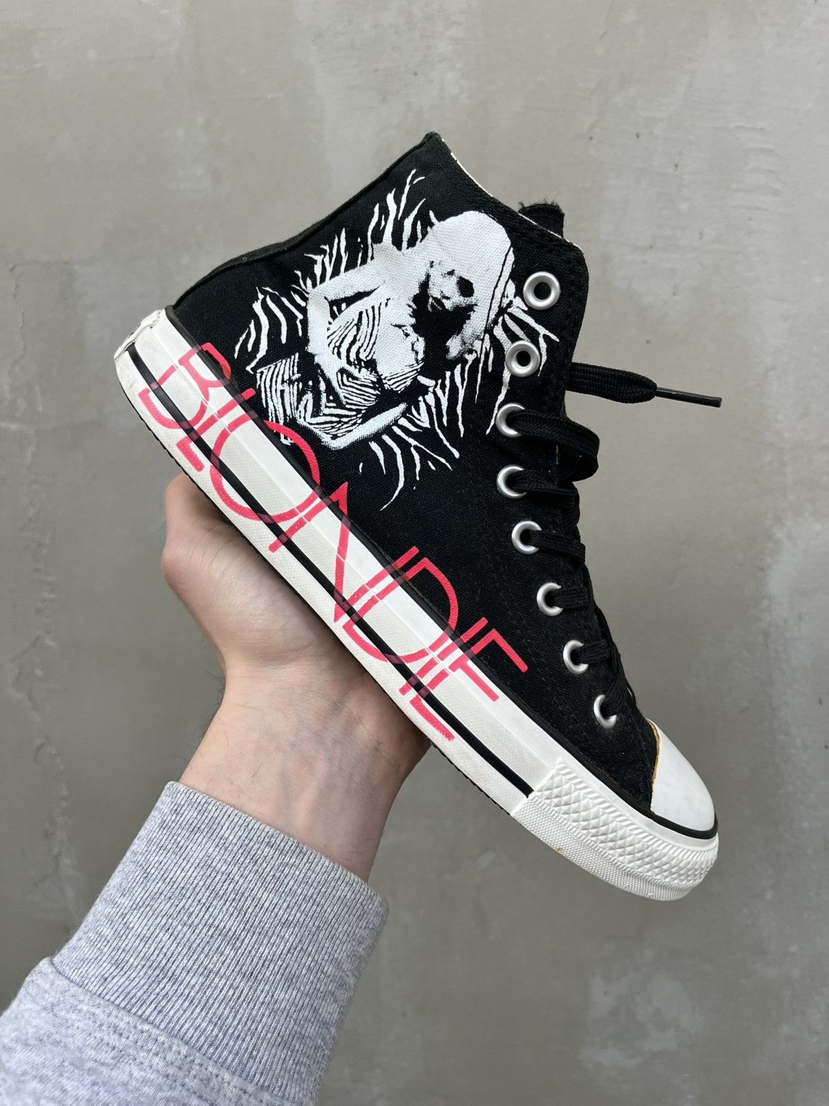Converse Vintage 2009 Converse x Blondie Debbie Harry Rock Merch shoe Size US 9 / IT 39 - 1 Thumbnail