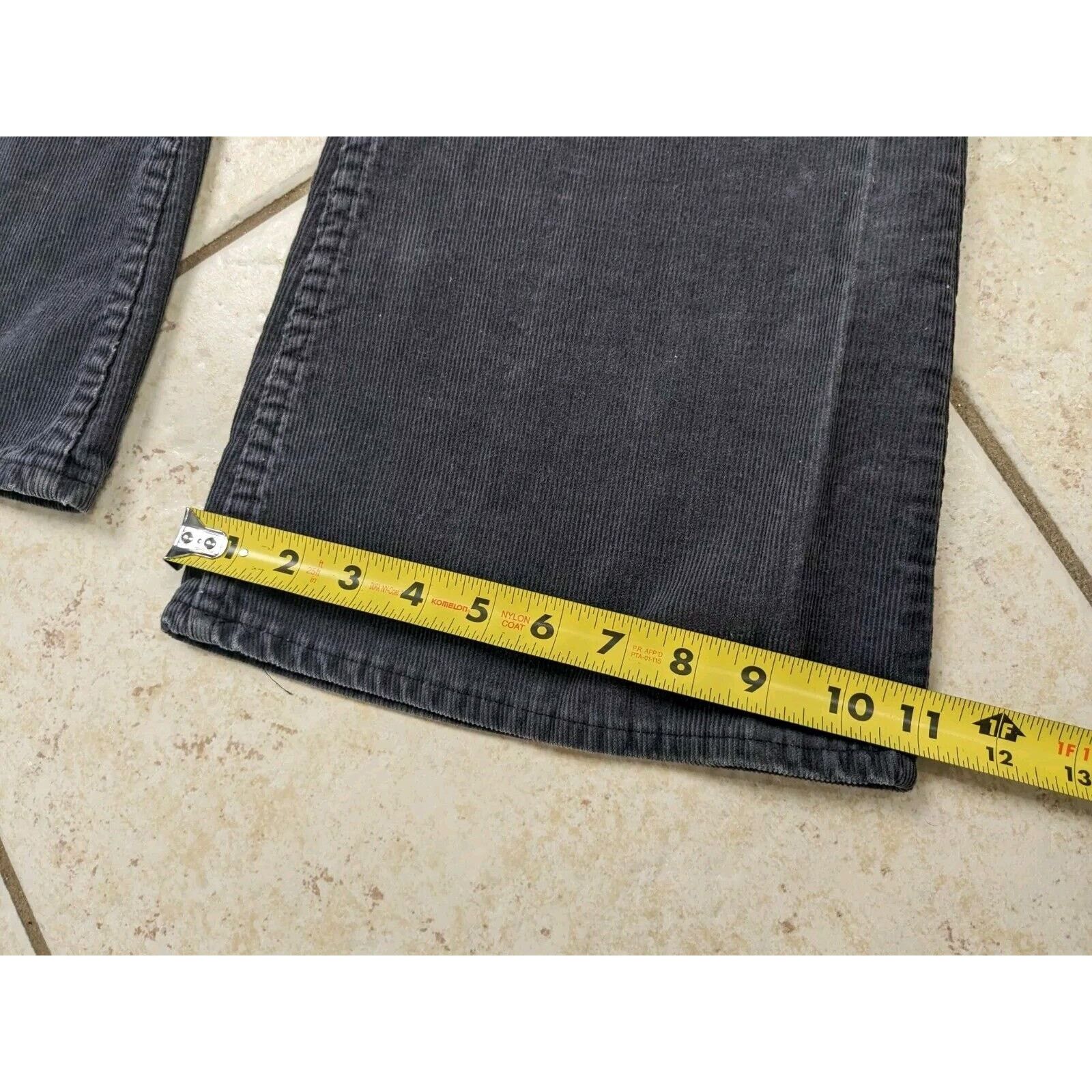 Levi's Vtg Levi's 609 Corduroy Flare Bell Bottom Pants White Tab Size US 31 - 14 Thumbnail