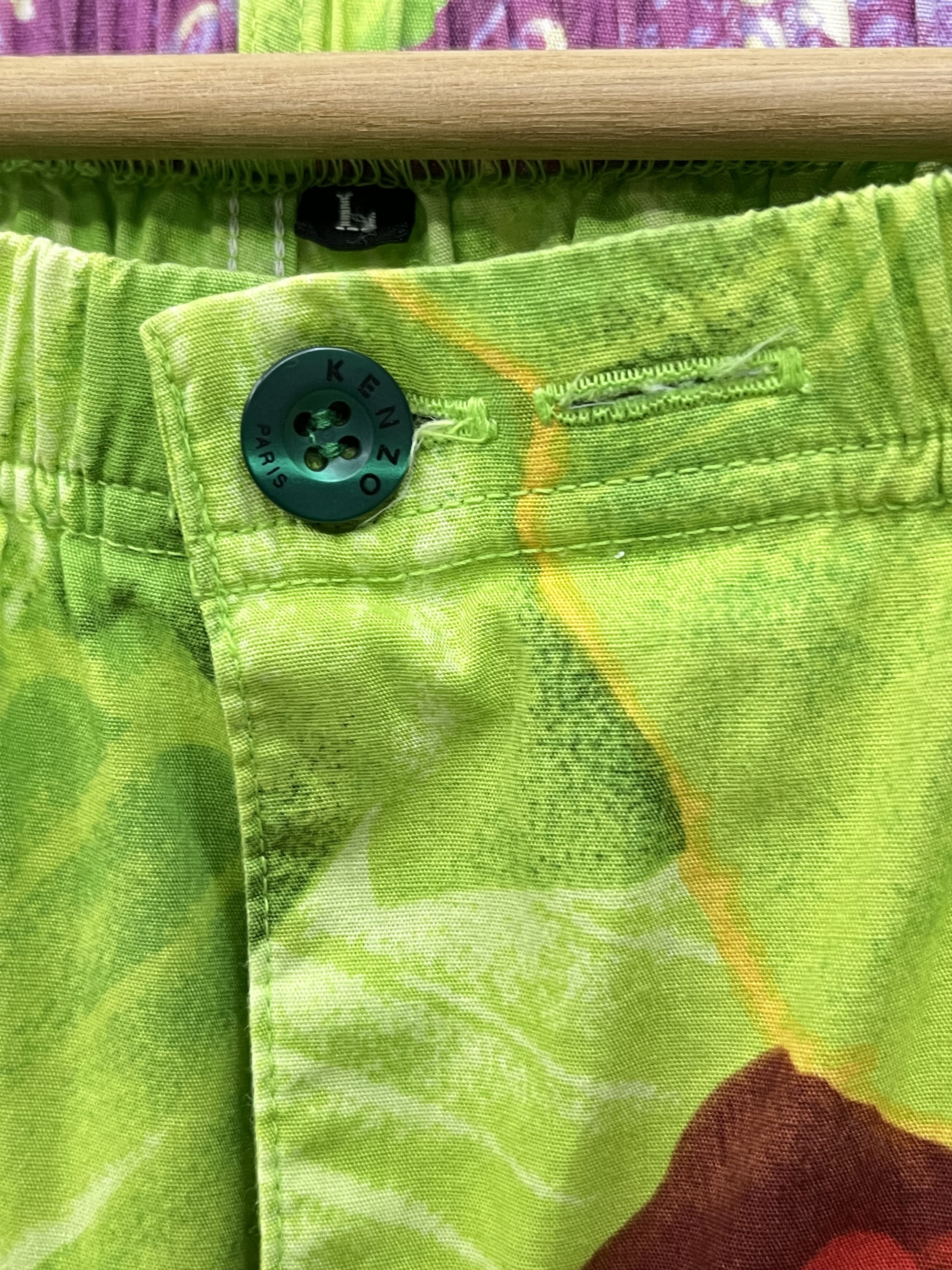 Kenzo Vintage Kenzo Water Lily Banana Leaf Shirt Pants Set Japan Size US L / EU 52-54 / 3 - 6 Thumbnail