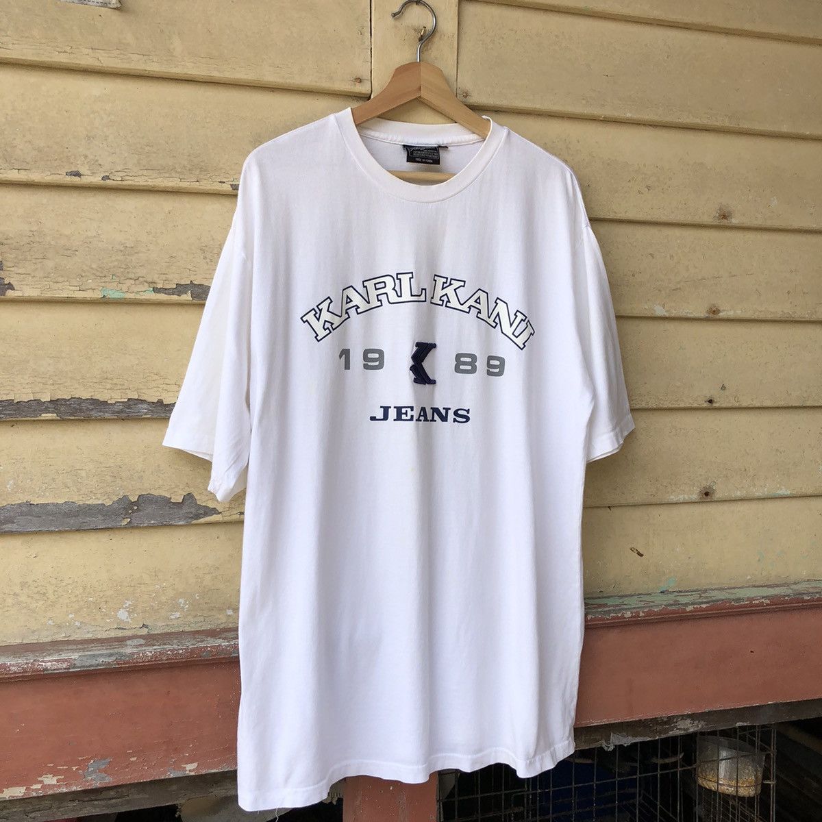 Fubu Vintage y2k Karl Kani Jeans 1989 Tshirt Size US XL / EU 56 / 4 - 2 Thumbnail