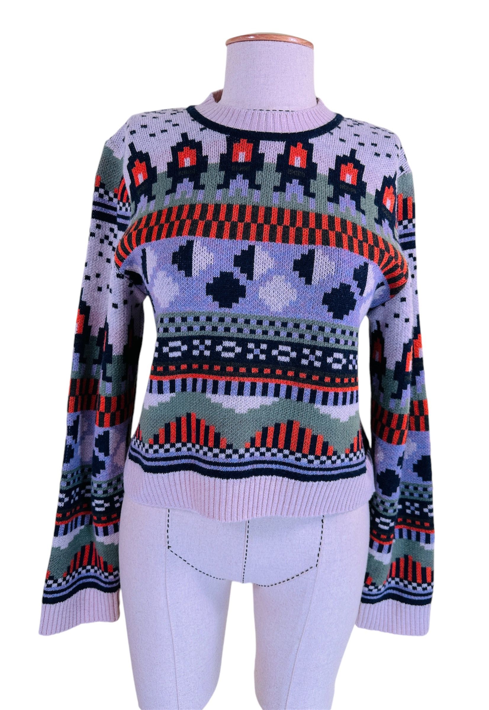 Henrik Vibskov intarsia-knit long-sleeved jumper Size M / US 6-8 / IT 42-44 - 1 Thumbnail