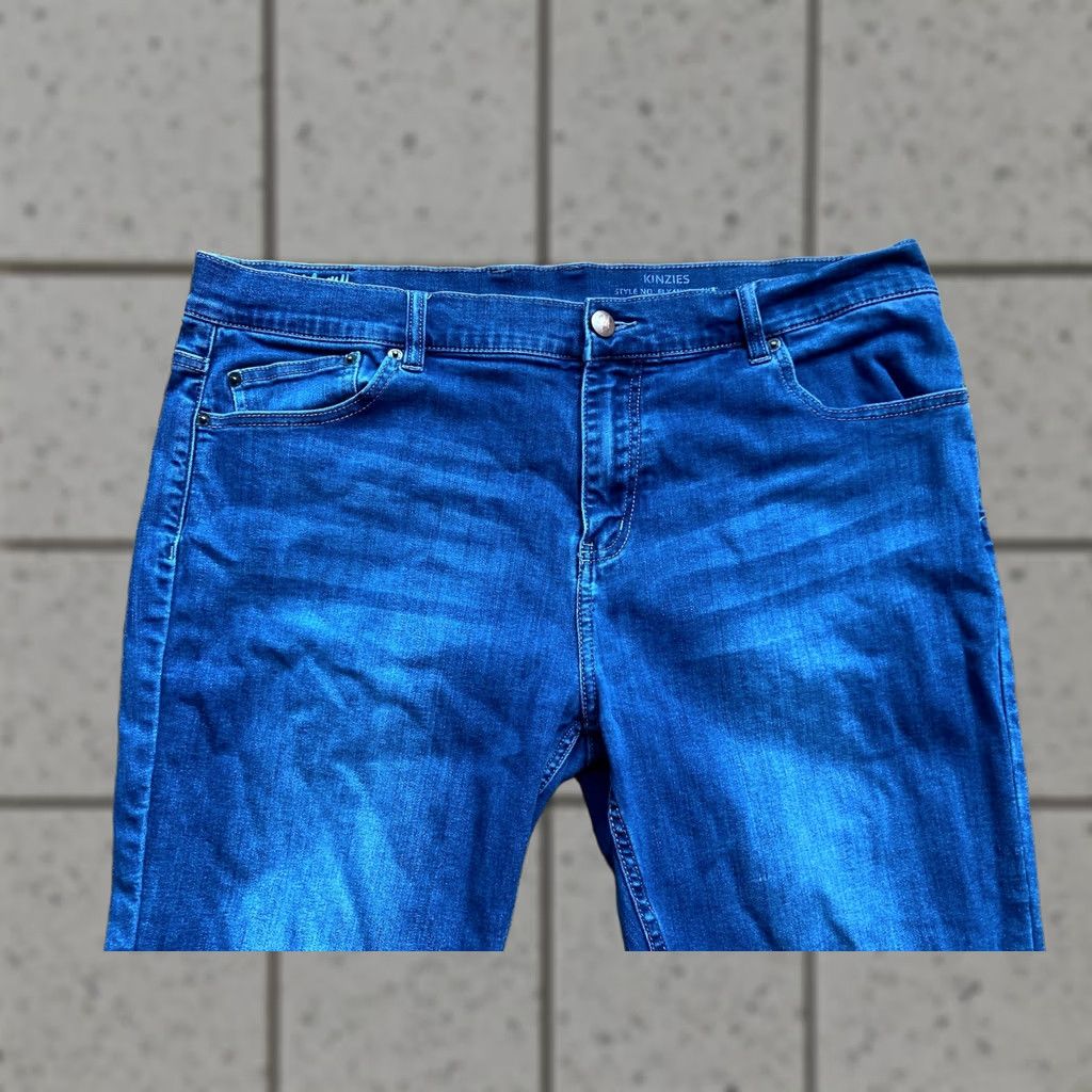 Denime Mugsy Jeans Kinzies FLX4NKZ Jeans Regular 40x29 Blue Denim Men Cotton Blend Stretch Straight 5-Pocket Mugsy Jeans Regular Fit Size US 40 / EU 56 - 1 Thumbnail