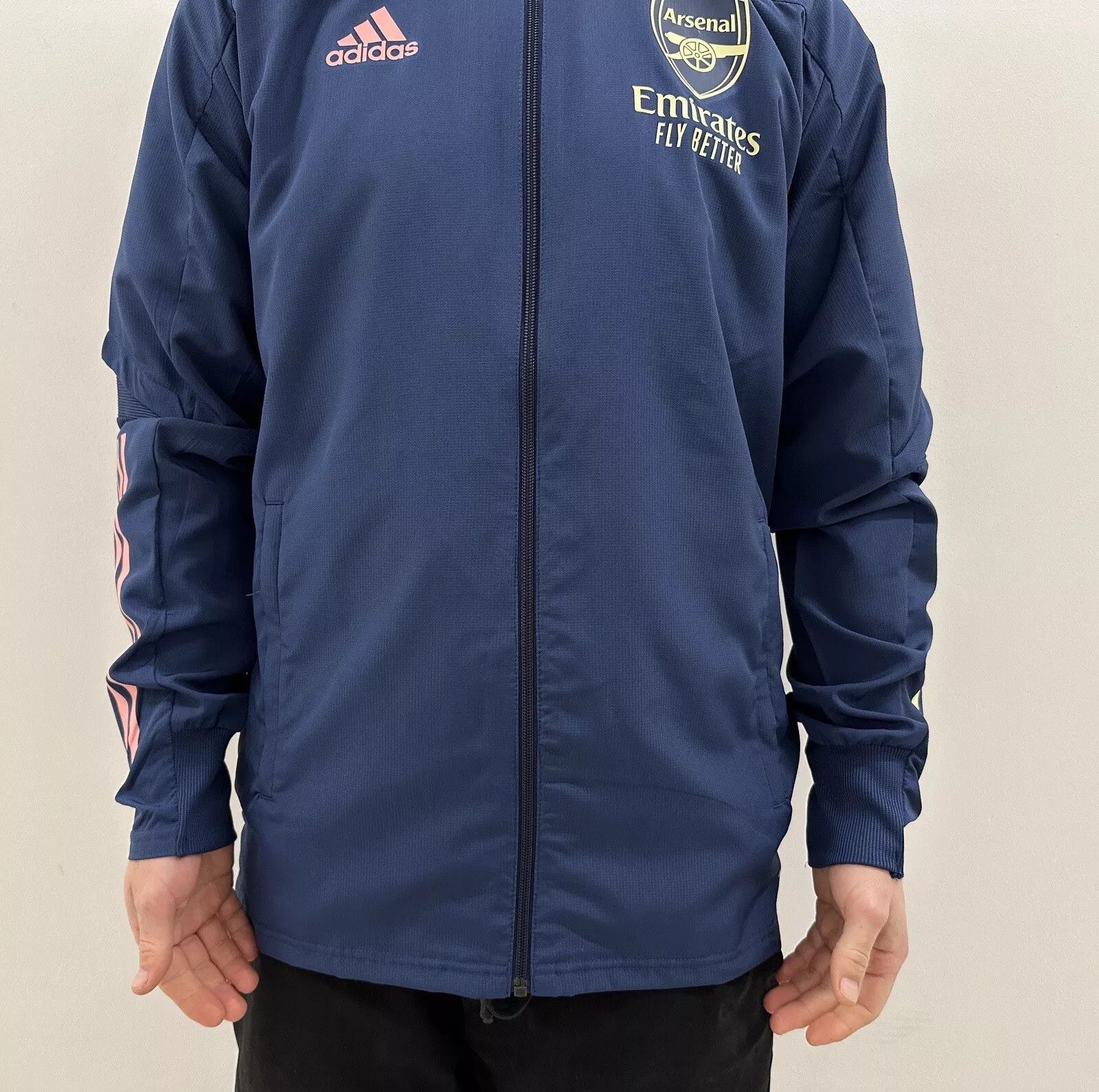 Adidas Arsenal 2020 2021 Presentation Jacket Track Football Soccer Size US M / EU 48-50 / 2 - 5 Thumbnail