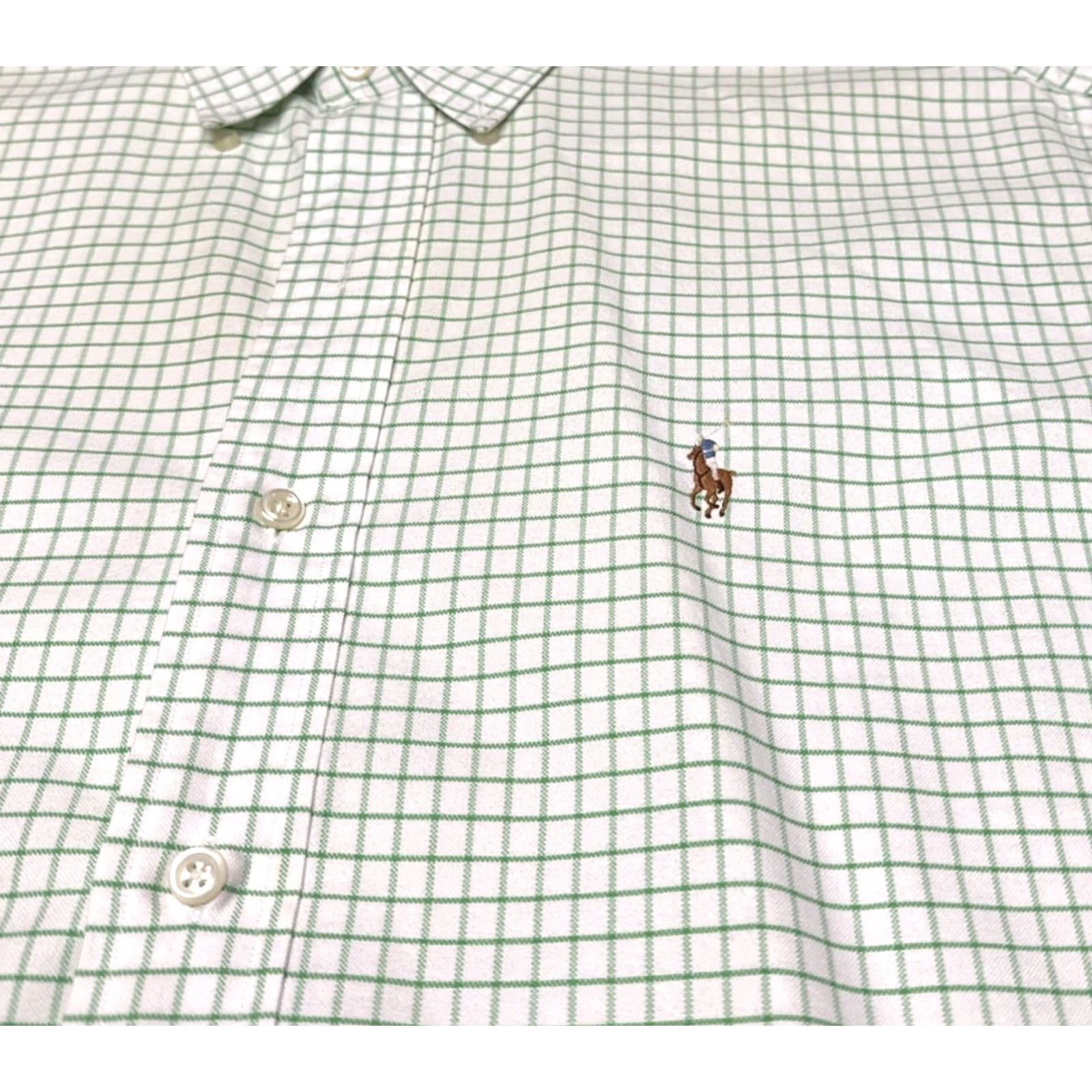 Ralph Lauren Ralph Lauren Blake Green Checkered Shirt Mens M Long Sleeve Button-Down Size US M / EU 48-50 / 2 - 2 Thumbnail