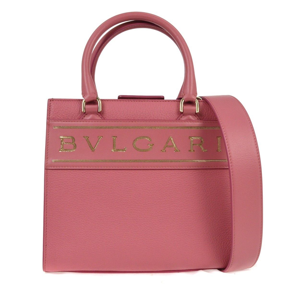 Bvlgari Bvlgari Logo Convertible Tote Leather Size ONE SIZE - 1 Thumbnail