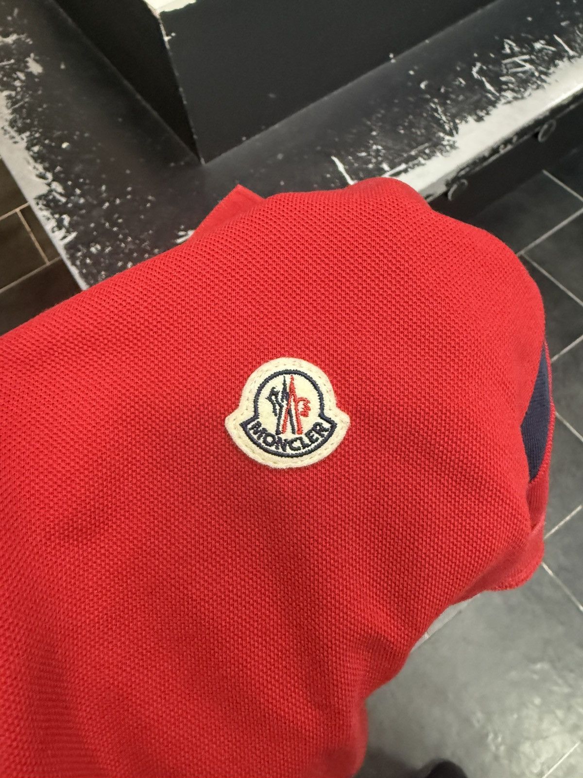 Moncler Moncler red polo shirt Size US S / EU 44-46 / 1 - 3 Thumbnail