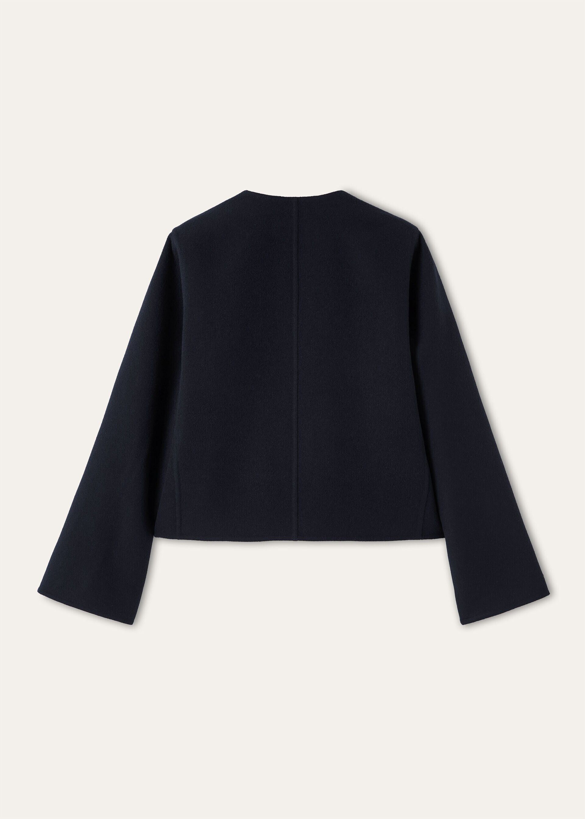 Loro Piana os11x0426 FAQ5841 Benjy Blouson Jacket in Blue Navy Size L / US 10 / IT 46 - 2 Thumbnail
