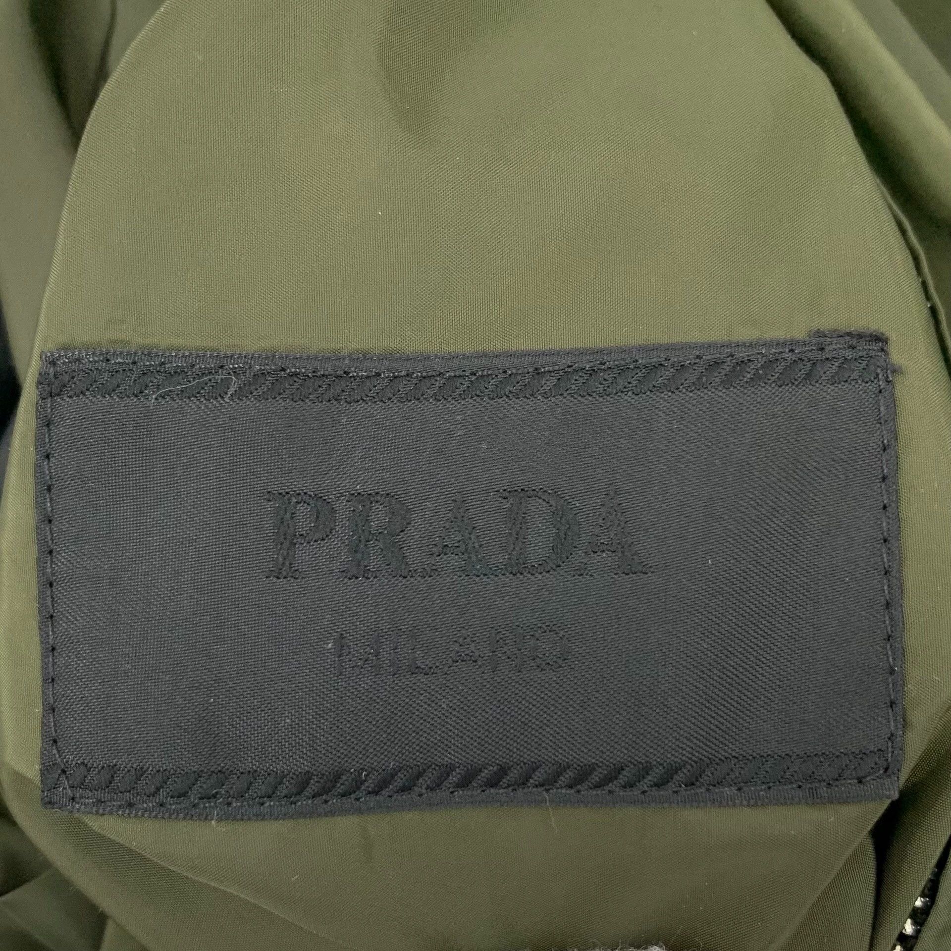 Prada Prada Two-Tone Logo Triangle Tag Reversible Zipper Jacket Size US XXL / EU 58 / 5 - 7 Thumbnail