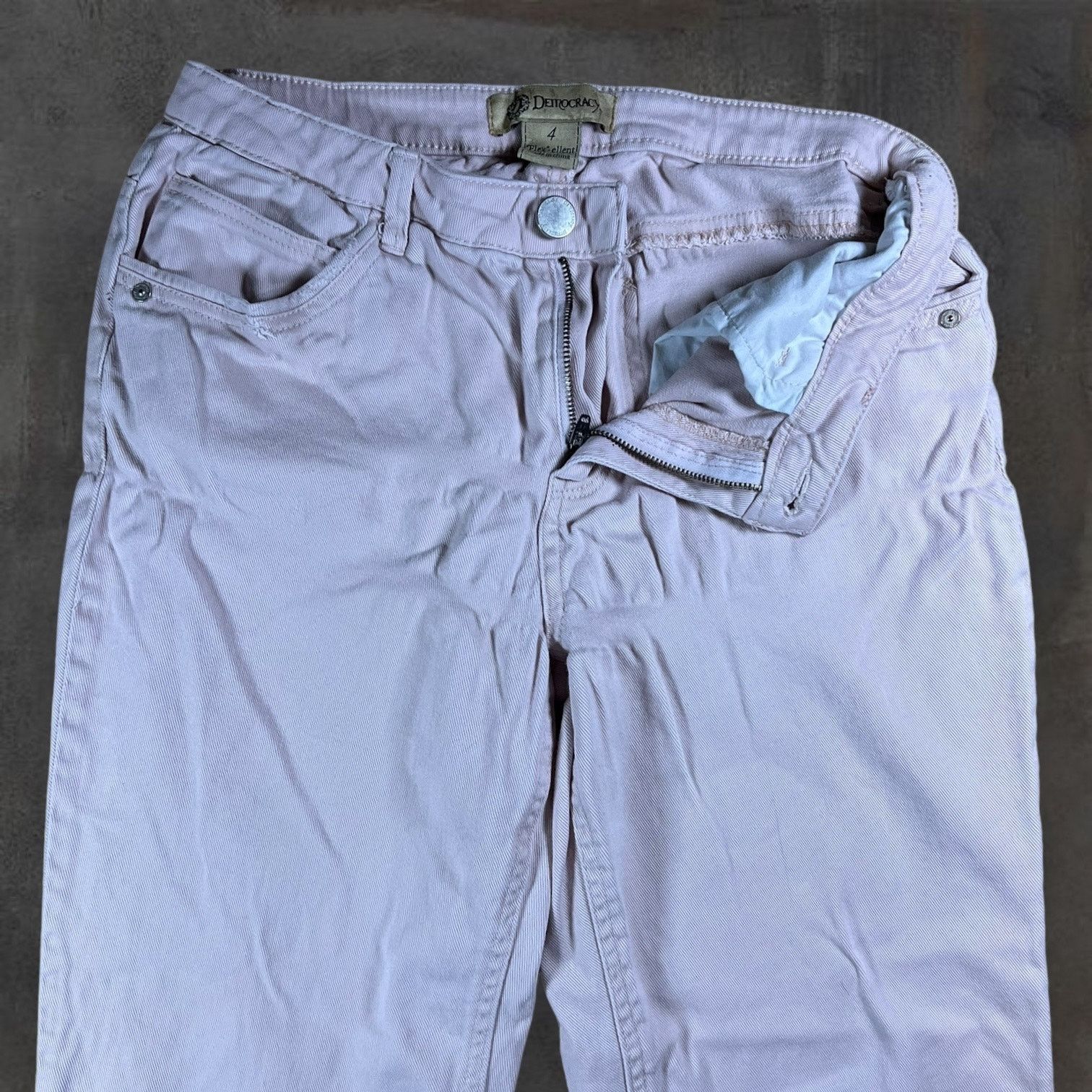 Other Democracy "Flex"-ellent Light Pink Jeans Woman's 4 Stretch Size 27" / US 4 / IT 40 - 4 Thumbnail