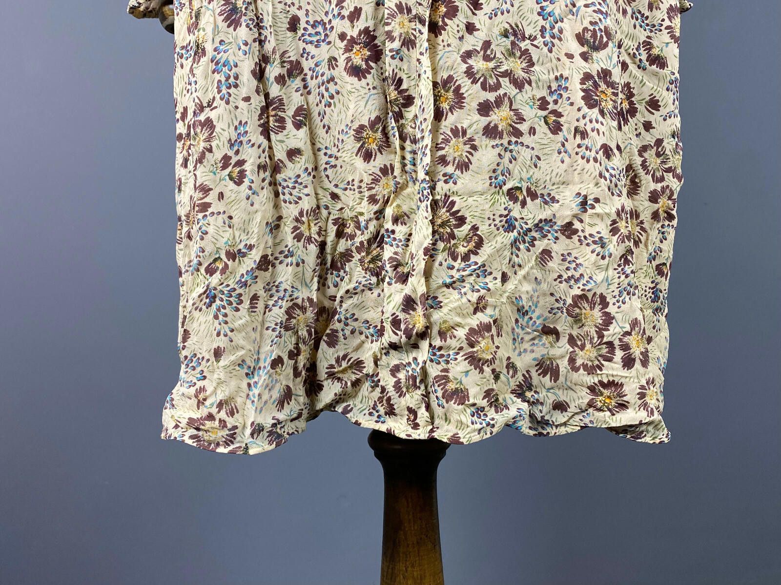 Designer Ladies Luisa Cerano Floral Relaxed Tunic Midi Dress Size 14 Size XL / US 12-14 / IT 48-50 - 3 Thumbnail