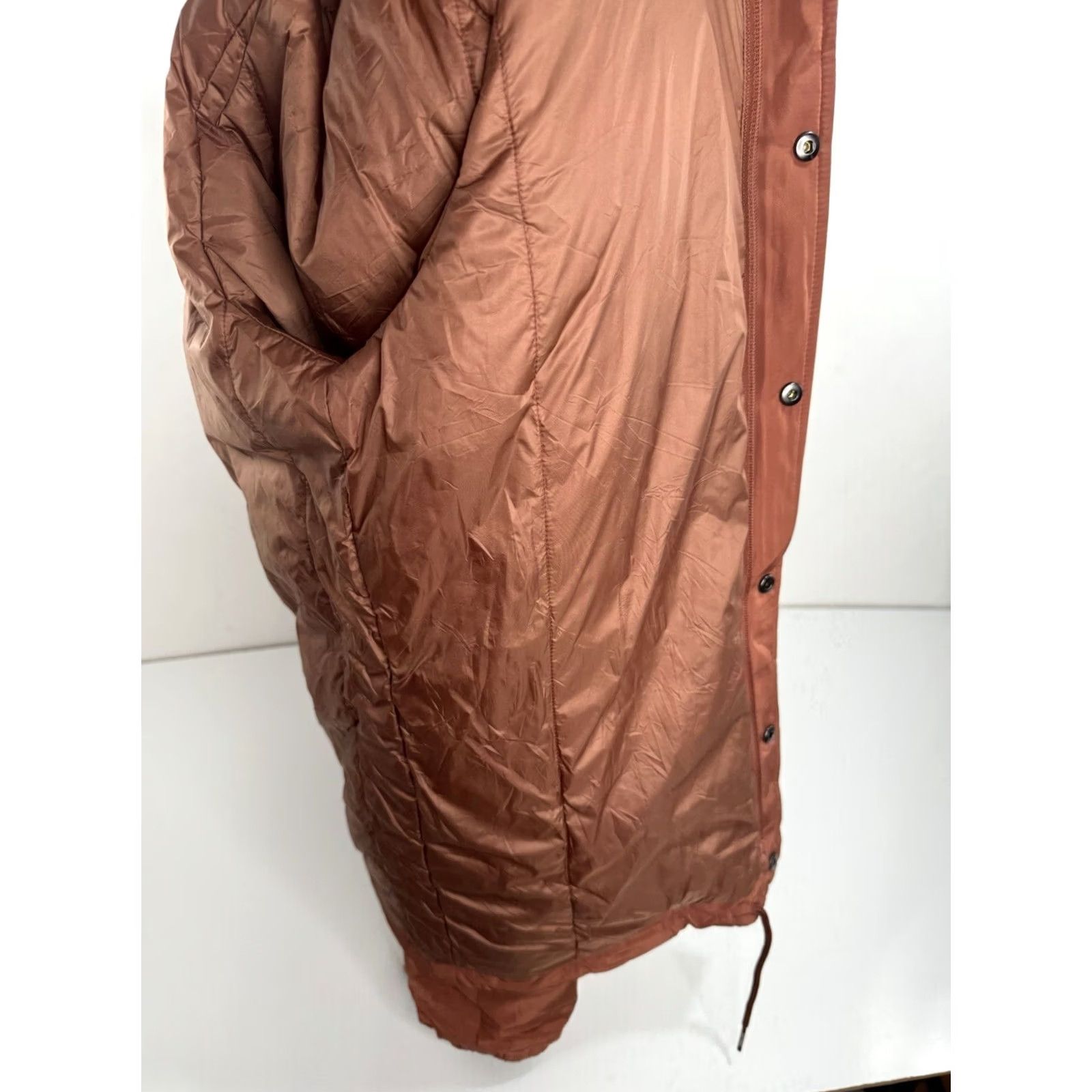 Alo VINTAGE ALO Mens XS Full Zip Jacket Bomber Yoga Burnt Orange Rust - EXCELLENT Size US XS / EU 42 / 0 - 5 Thumbnail