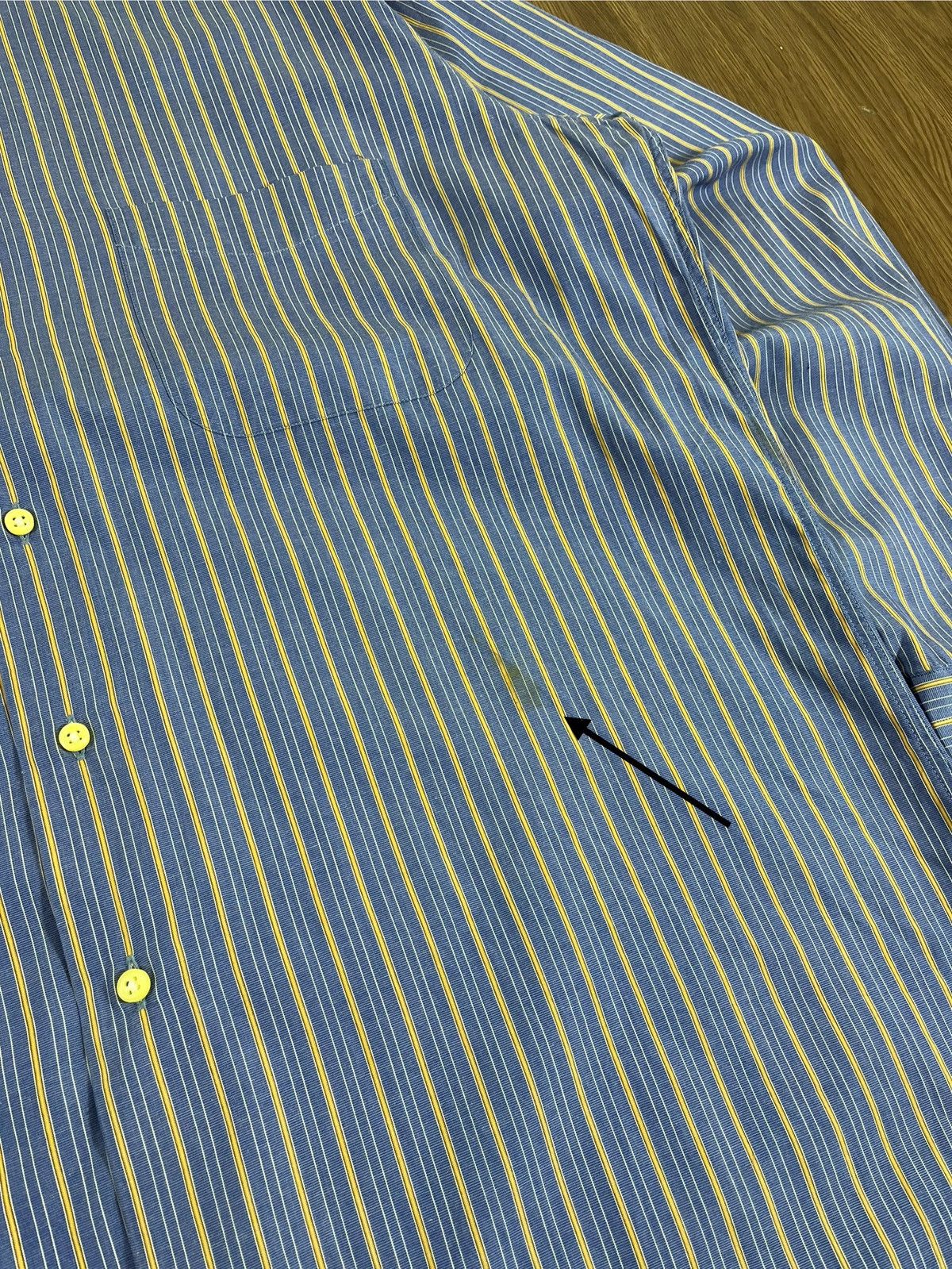 Celine CELINE Homme Vintage Striped ButtonUp Shirt – Made in France Size US XL / EU 56 / 4 - 15 Thumbnail