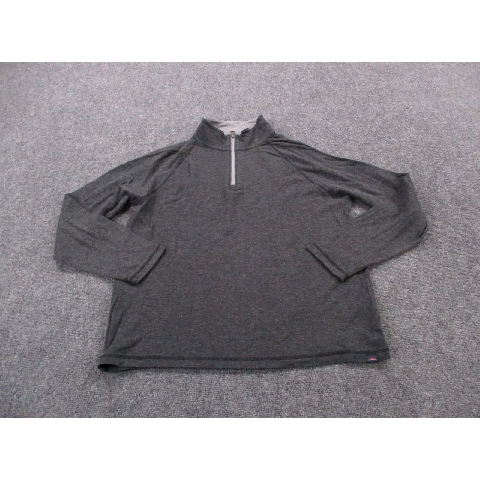 Faherty Faherty Jacket Mens M Gray Zip 1/4 Lightweight Windbreaker Outdoor Hiking Windproof Thermal Regular Mens Size US M / EU 48-50 / 2 - 2 Thumbnail