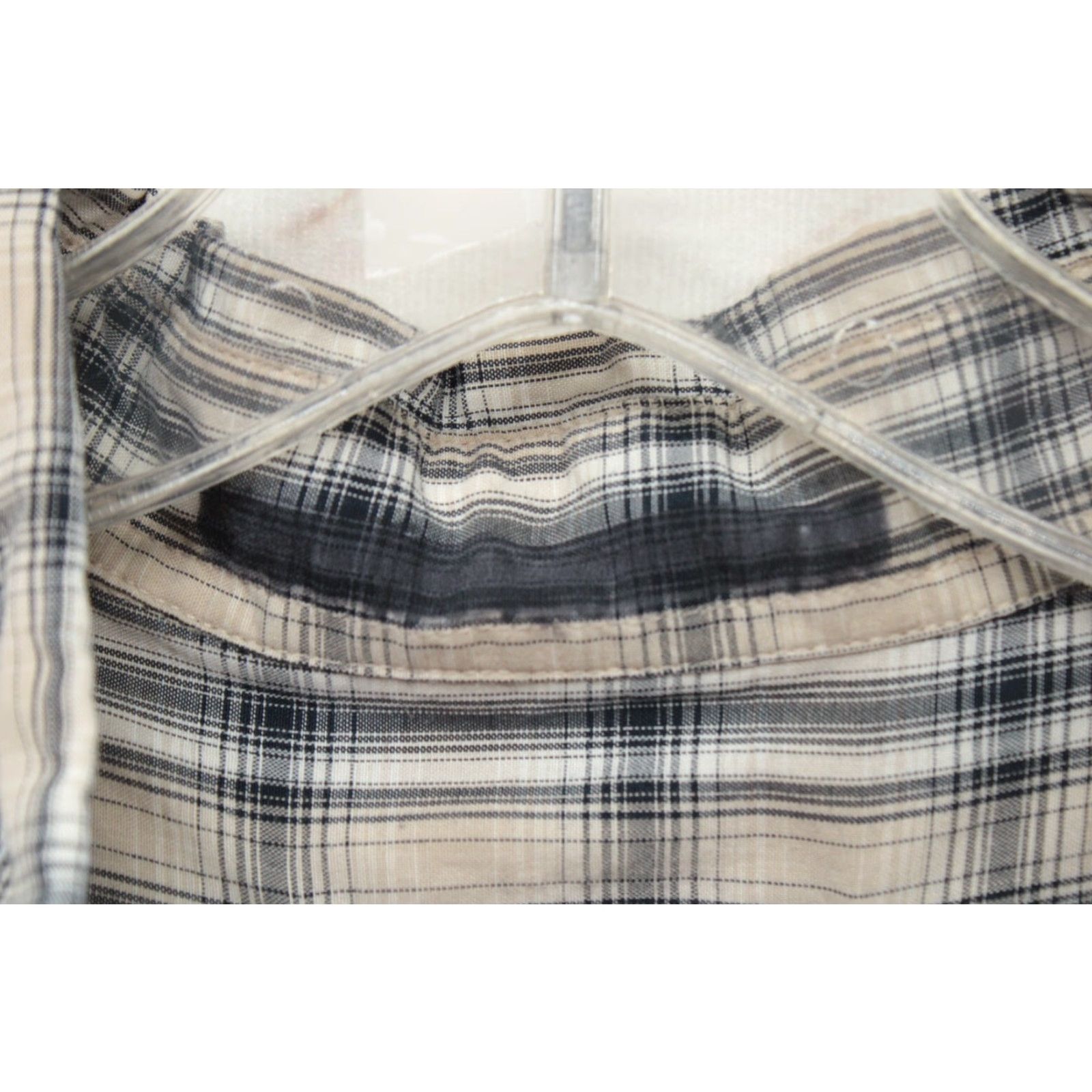 Chaps VINTAGE Chaps Ralph Lauren Shirt Men's Large Plaid Long Sleeve Logo Brown Black Shirt Size US L / EU 52-54 / 3 - 2 Thumbnail