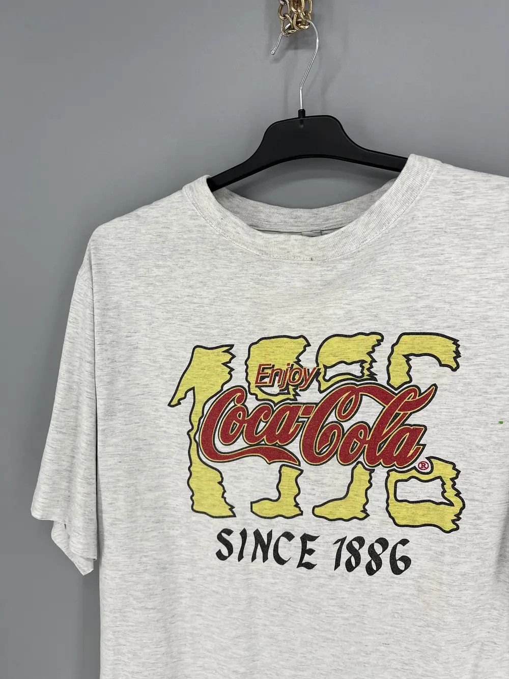 Vintage 1996 Euro UEFA Enjoy Coca Cola Vintage 90s T shirt Size US XL / EU 56 / 4 - 10 Thumbnail