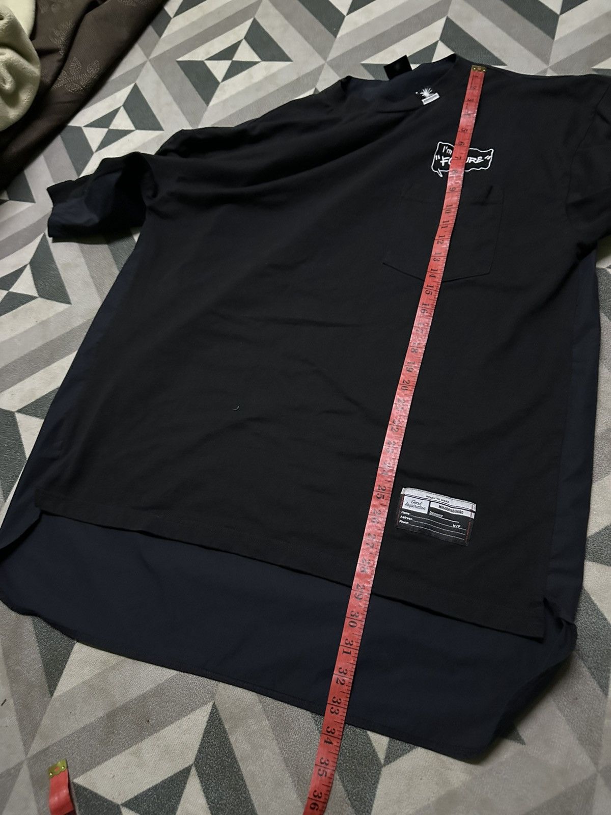 GU × Maison MIHARA YASUHIRO Mihara Yasuhiro x GU "Good Inspiration" oversized T-shirt Size US L / EU 52-54 / 3 - 9 Thumbnail