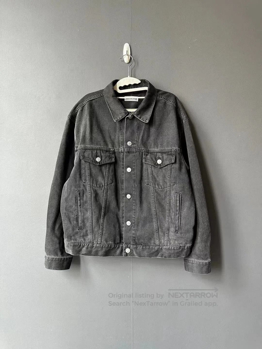 Balenciaga Balenciaga Rhinestone Denim Jacket. Size US XS / EU 42 / 0 - 1 Thumbnail