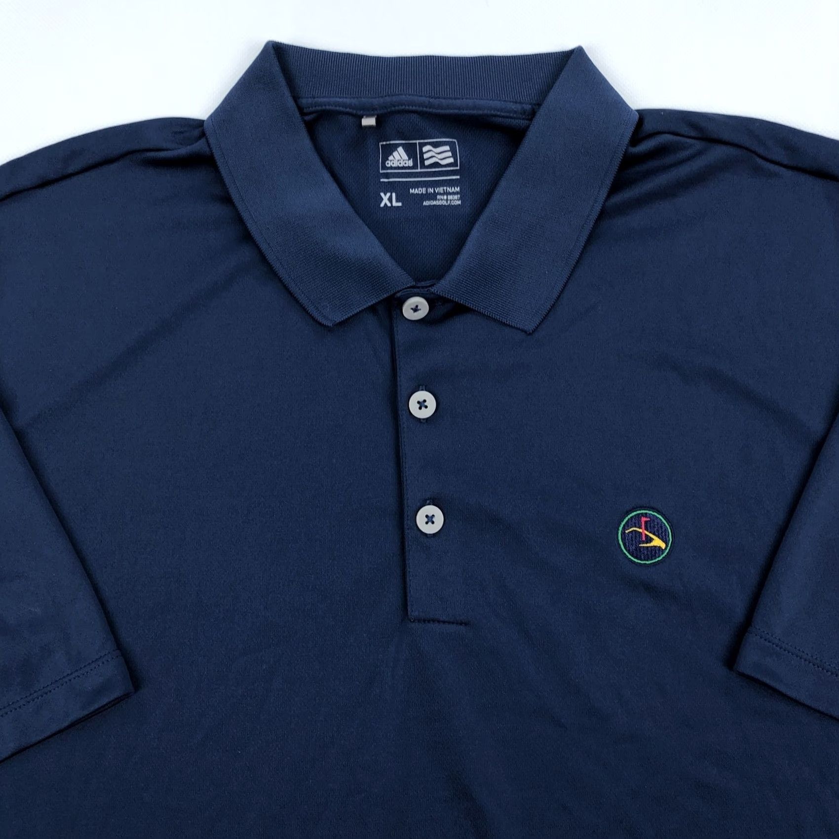 Adidas Adidas Golf Polo Shirt Mens XL Navy Blue Short Sleeve Performance Size US XL / EU 56 / 4 - 5 Thumbnail