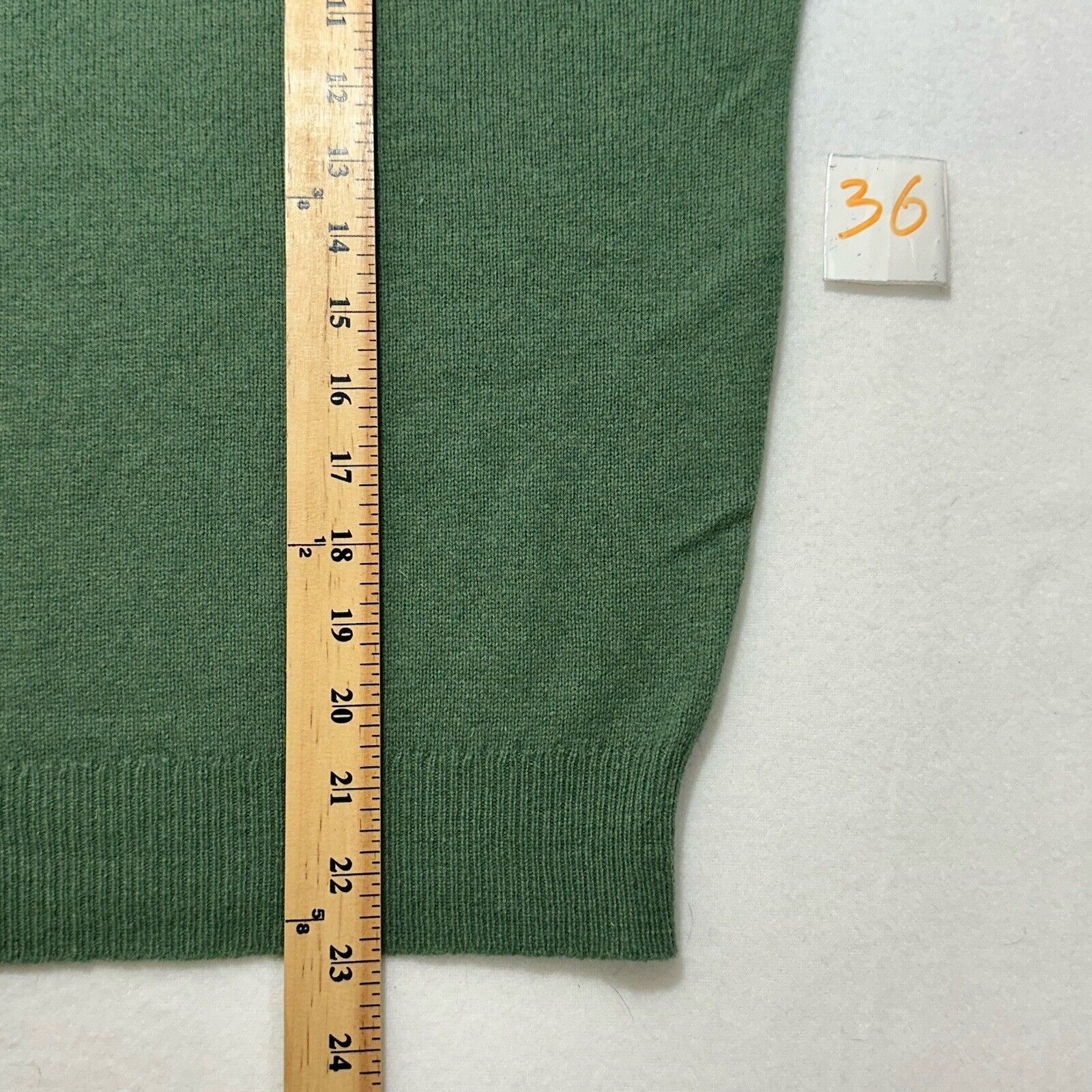 Vintage Romanes & Paterson =Green Mockneck Lambswool Angora Sweater Size S / US 4 / IT 40 - 9 Thumbnail