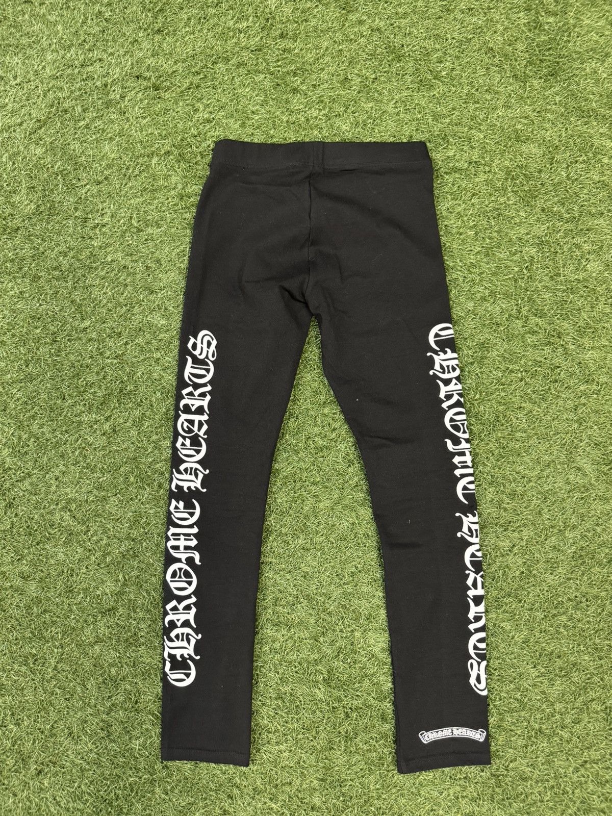 Chrome Hearts Chrome Hearts Scroll Script Leggings Size 25" / US 0 / IT 36 - 2 Thumbnail