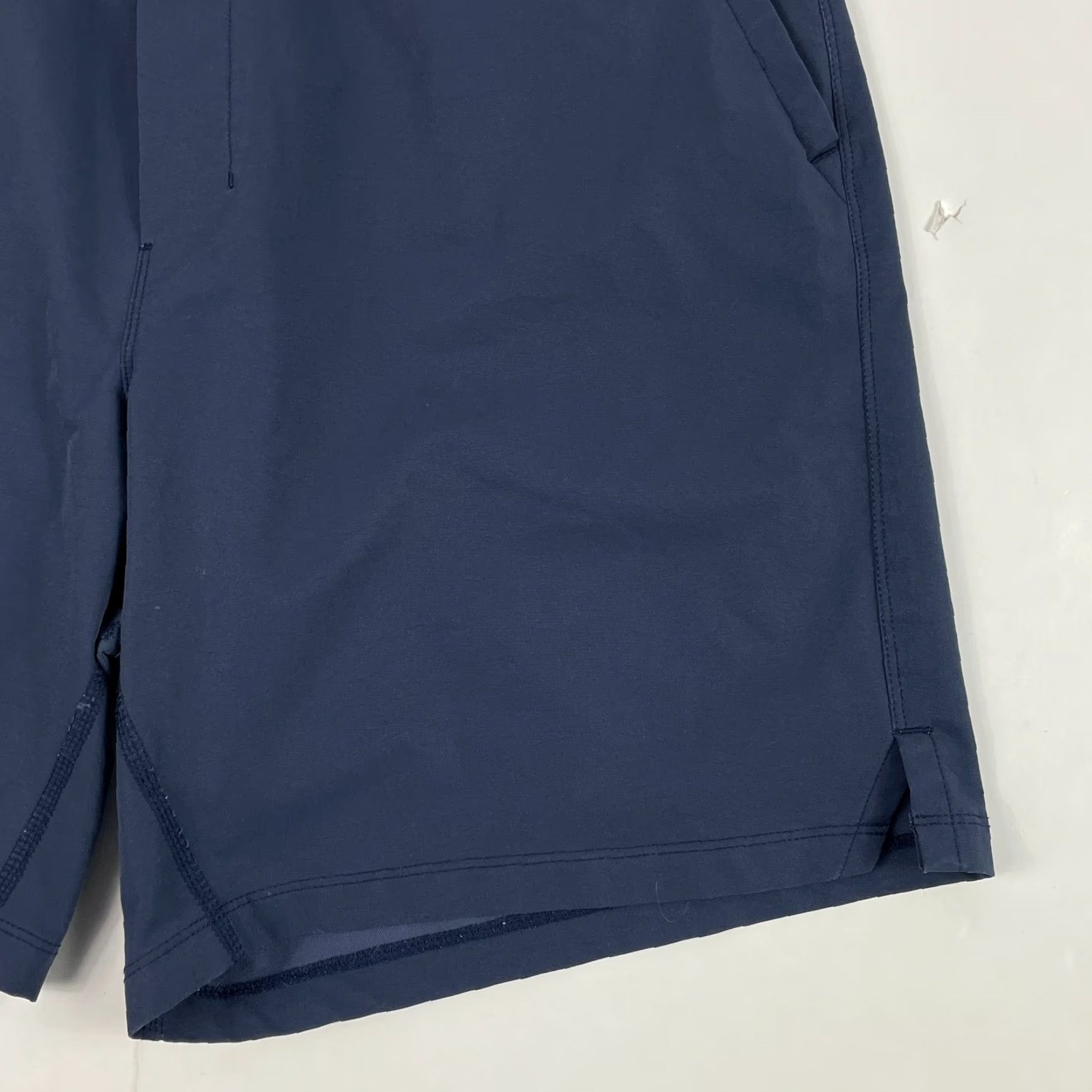 Vintage Public Rec Shorts Mens 36 x 7 Blue Flex Athletic Nylon Polyester Spandex Drawstring Pockets Lightweight Moisture Wicking 7 in Inseam Clothing Mens Size US 36 / EU 52 - 4 Thumbnail