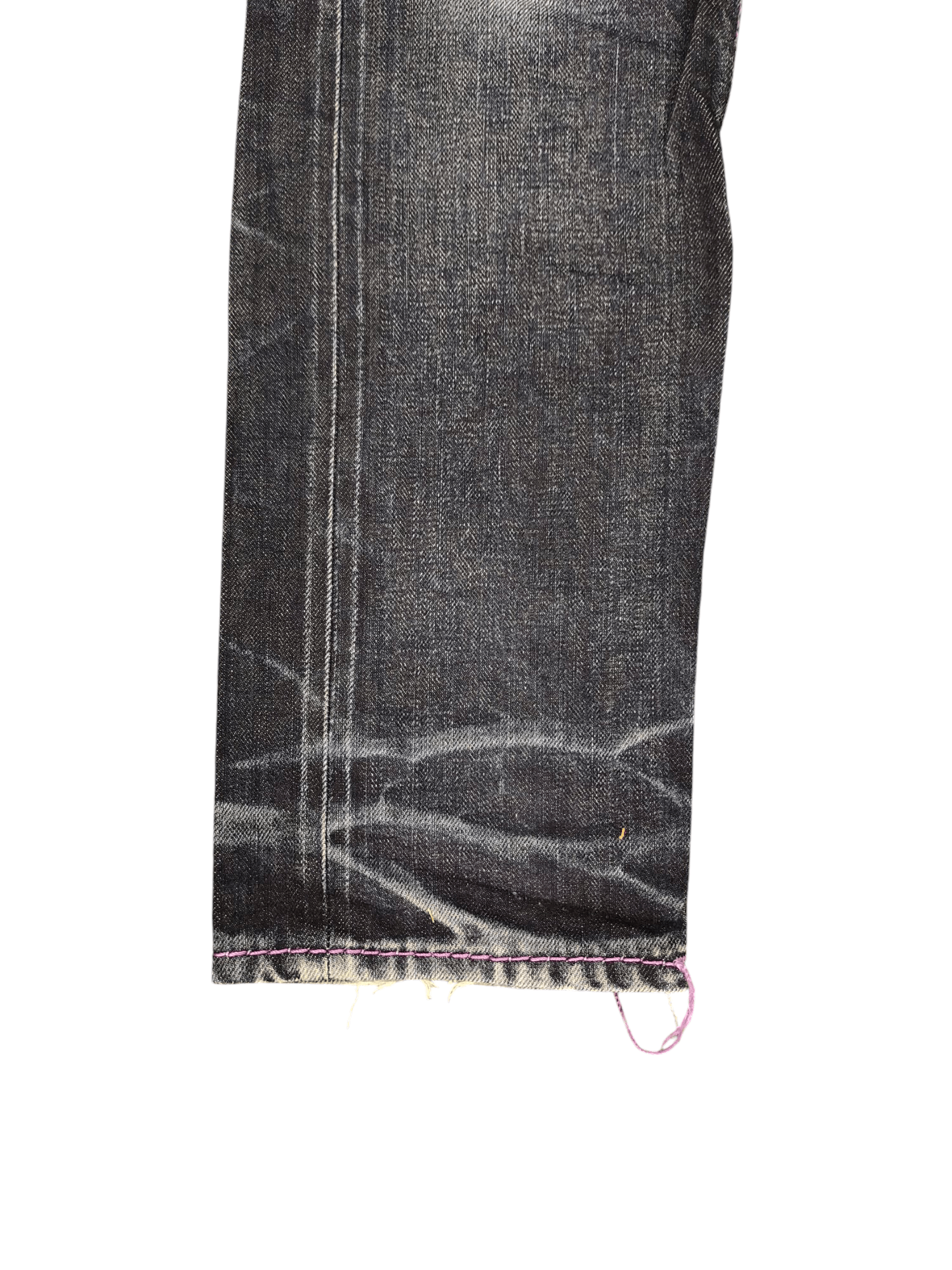 If Six Was Nine Vintage Kohji Niwa Japan Clawmark Distress Selvedge Jeans Size US 29 - 7 Thumbnail