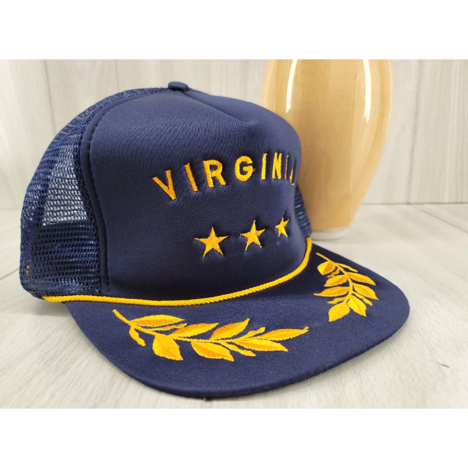Vintage VINTAGE U.S Navy CRUISER SHIP HAT Snapback Size ONE SIZE - 2 Thumbnail