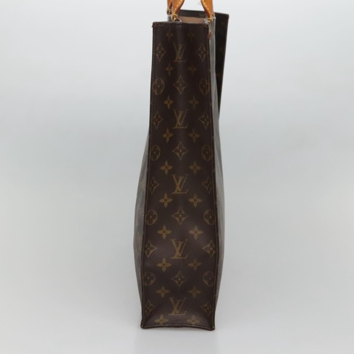 Louis Vuitton LOUIS VUITTON Monogram Sac Plat Hand Bag M51140 Size ONE SIZE - 3 Thumbnail